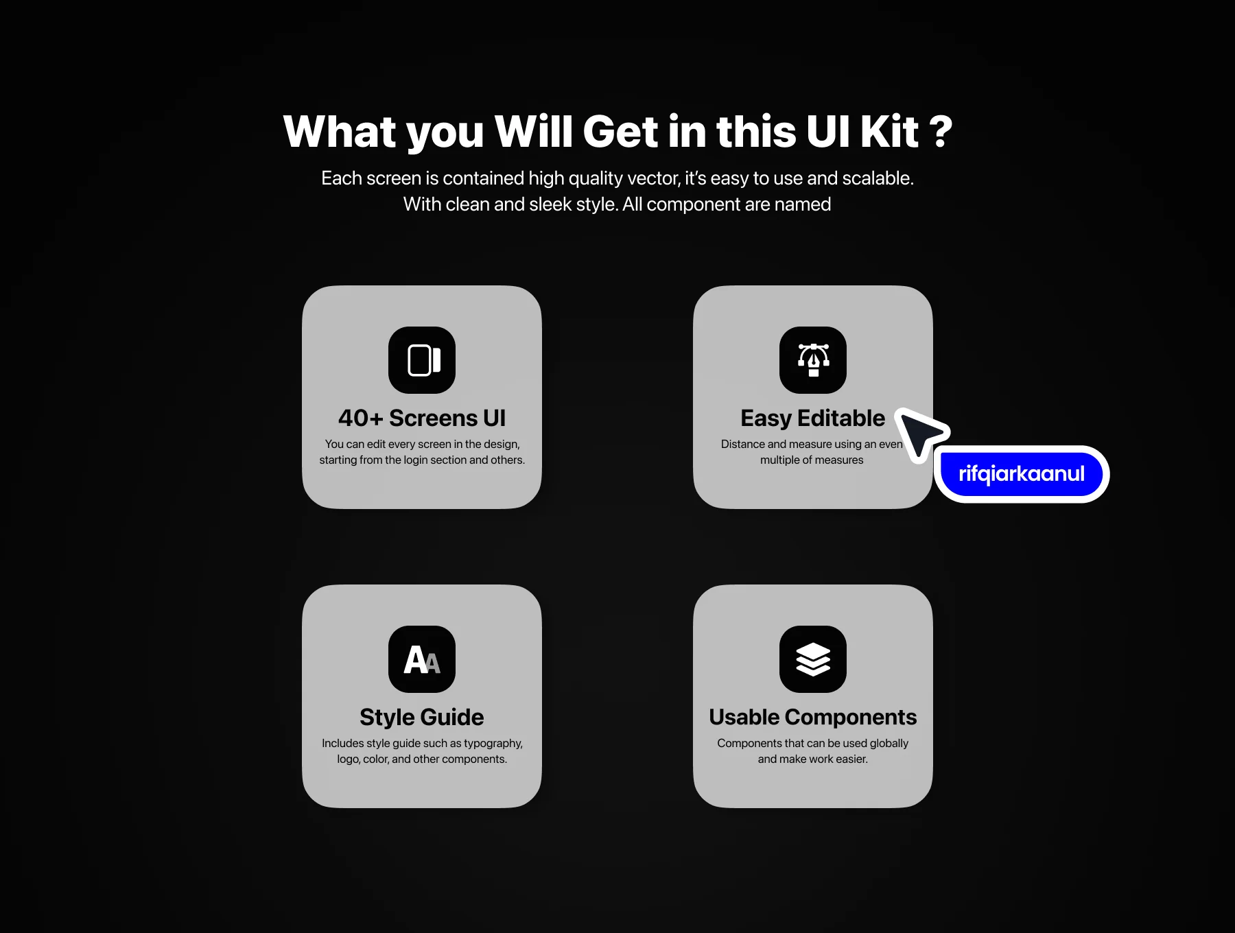 Netizen Freelance UI KIT 4