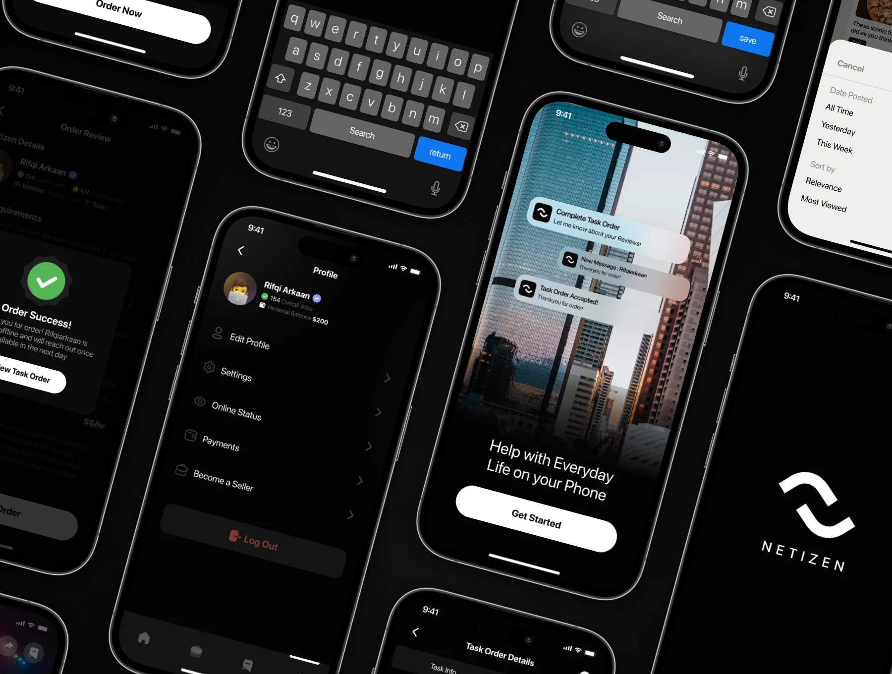 Netizen Freelance UI KIT 6