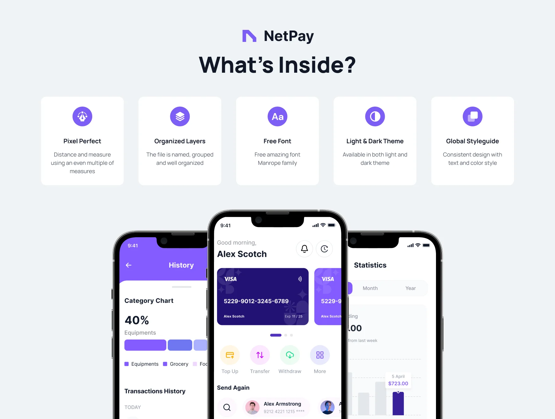 Netpay - Financial & Digital Wallet App UI Kit 3