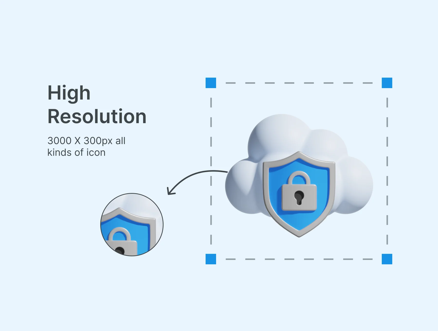 Network & Cloud Technology 3D Icon 3