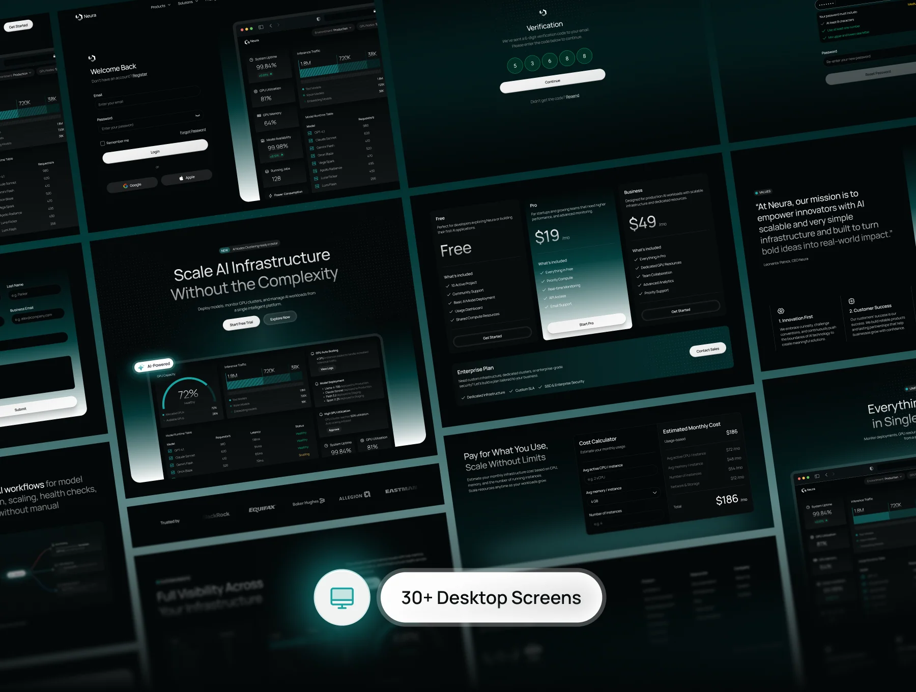 Neura - AI Infrastructure Website Kit 3