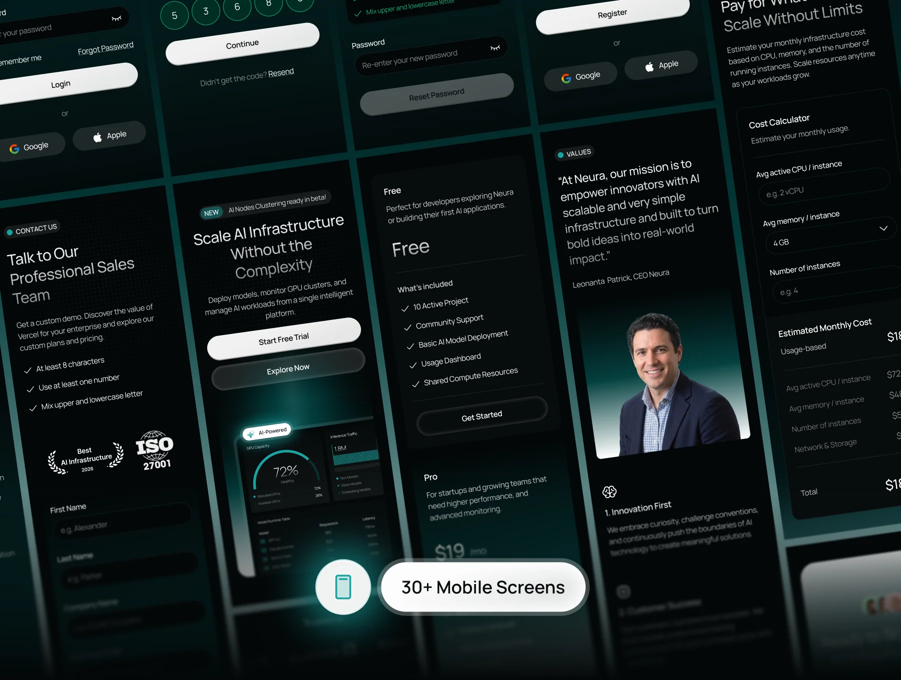 Neura - AI Infrastructure Website Kit 4