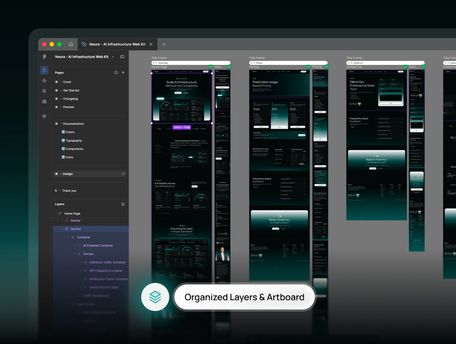 Neura - AI Infrastructure Website Kit 5