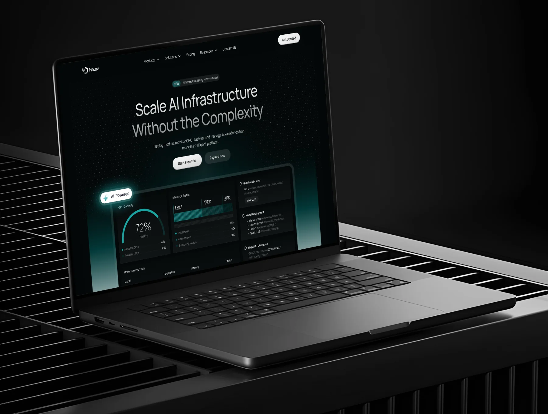 Neura - AI Infrastructure Website Kit 7