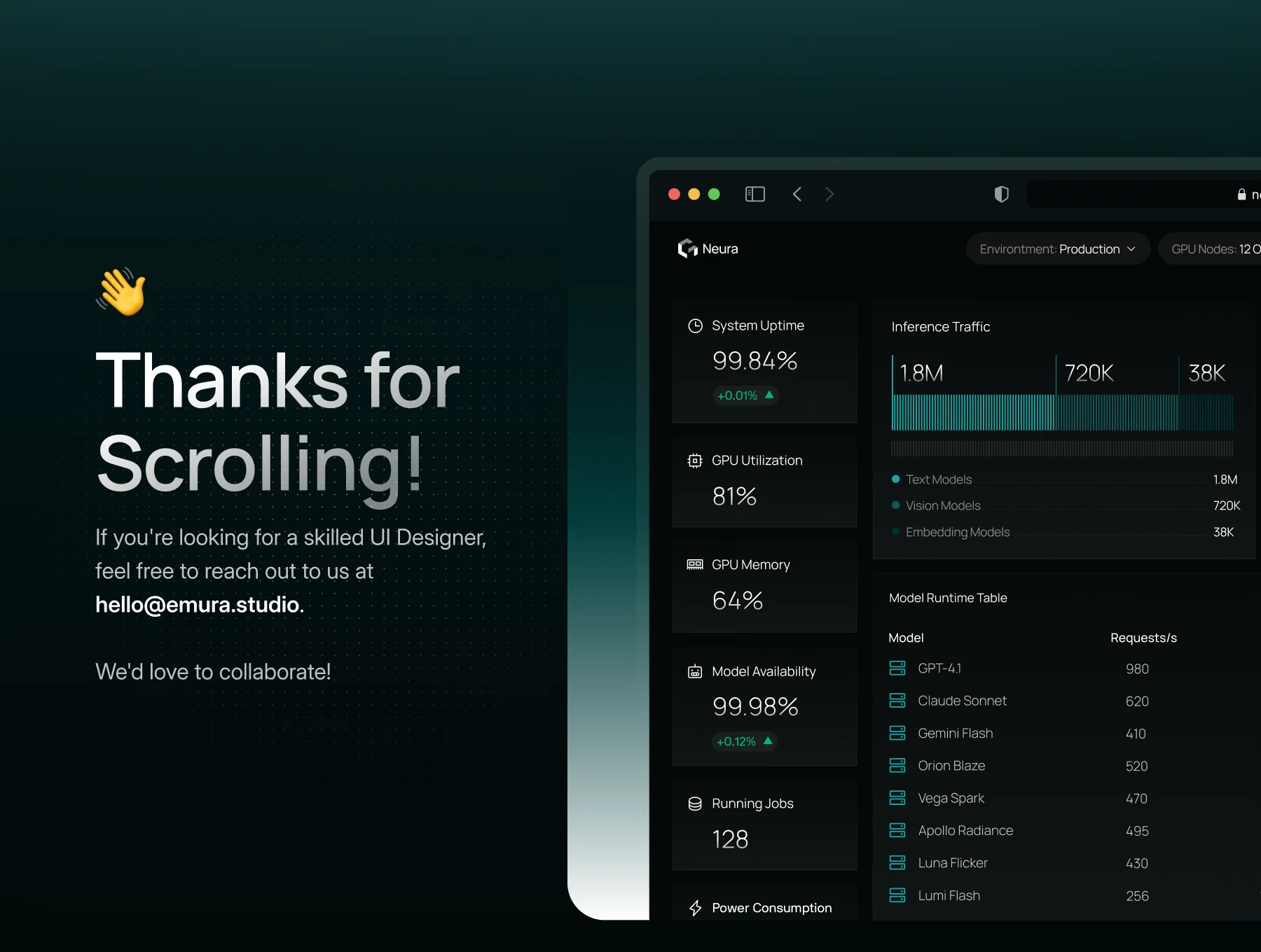 Neura - AI Infrastructure Website Kit 8