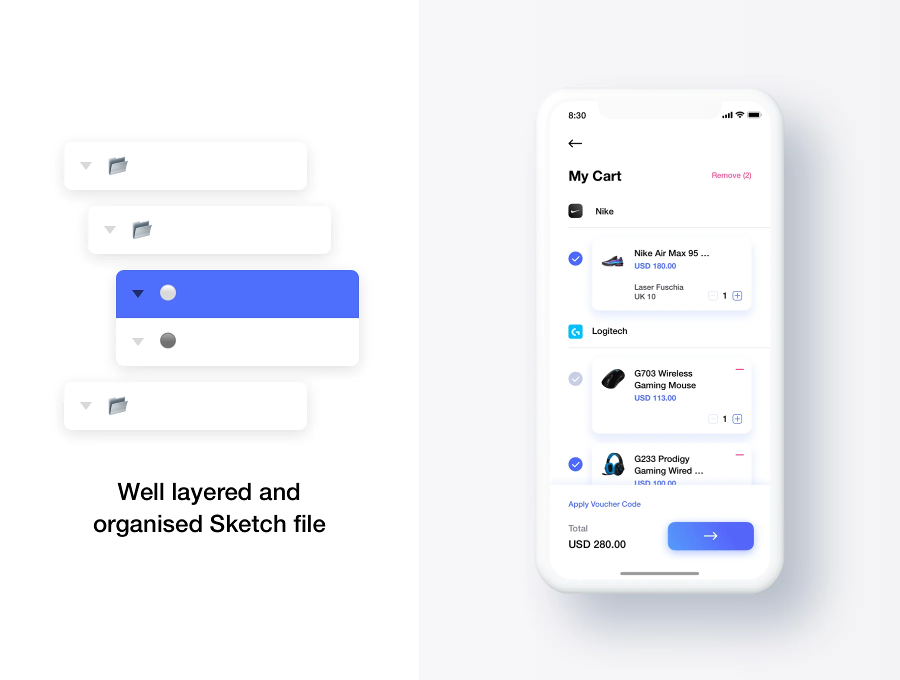 Neura e-commerce UI Kit 2