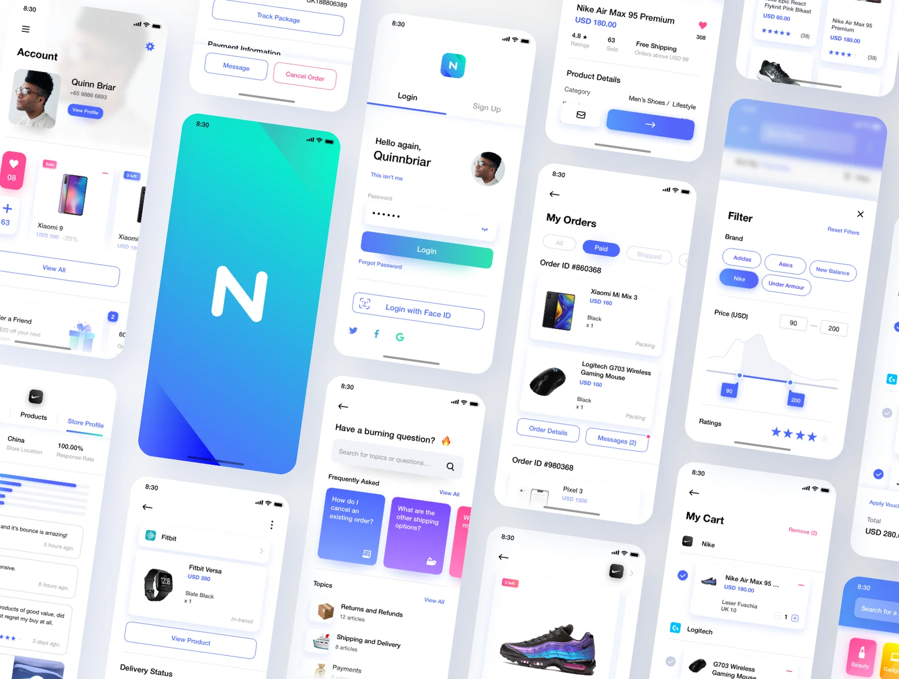 Neura e-commerce UI Kit 5