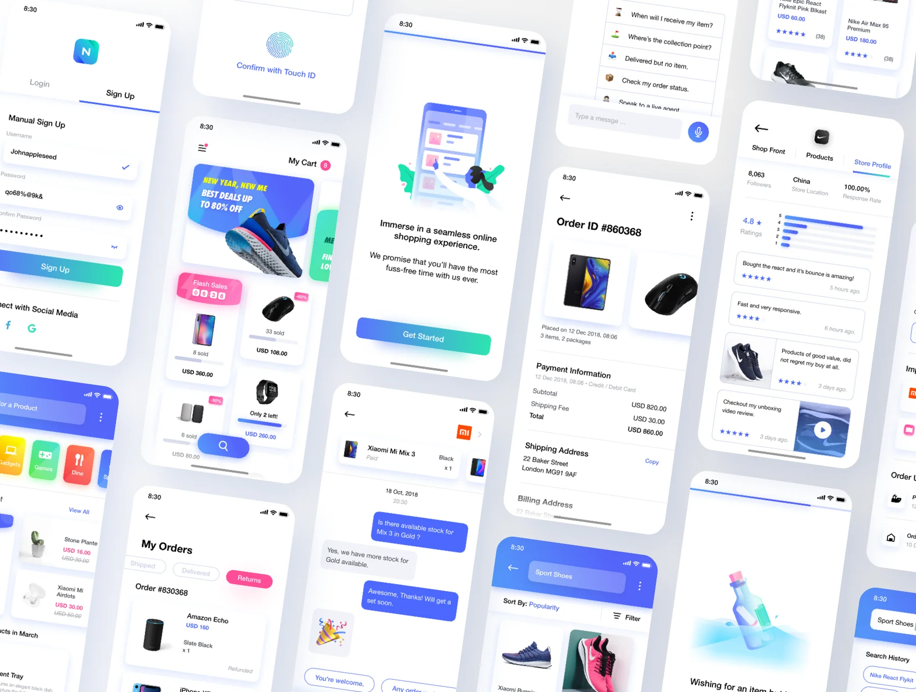 Neura e-commerce UI Kit 6