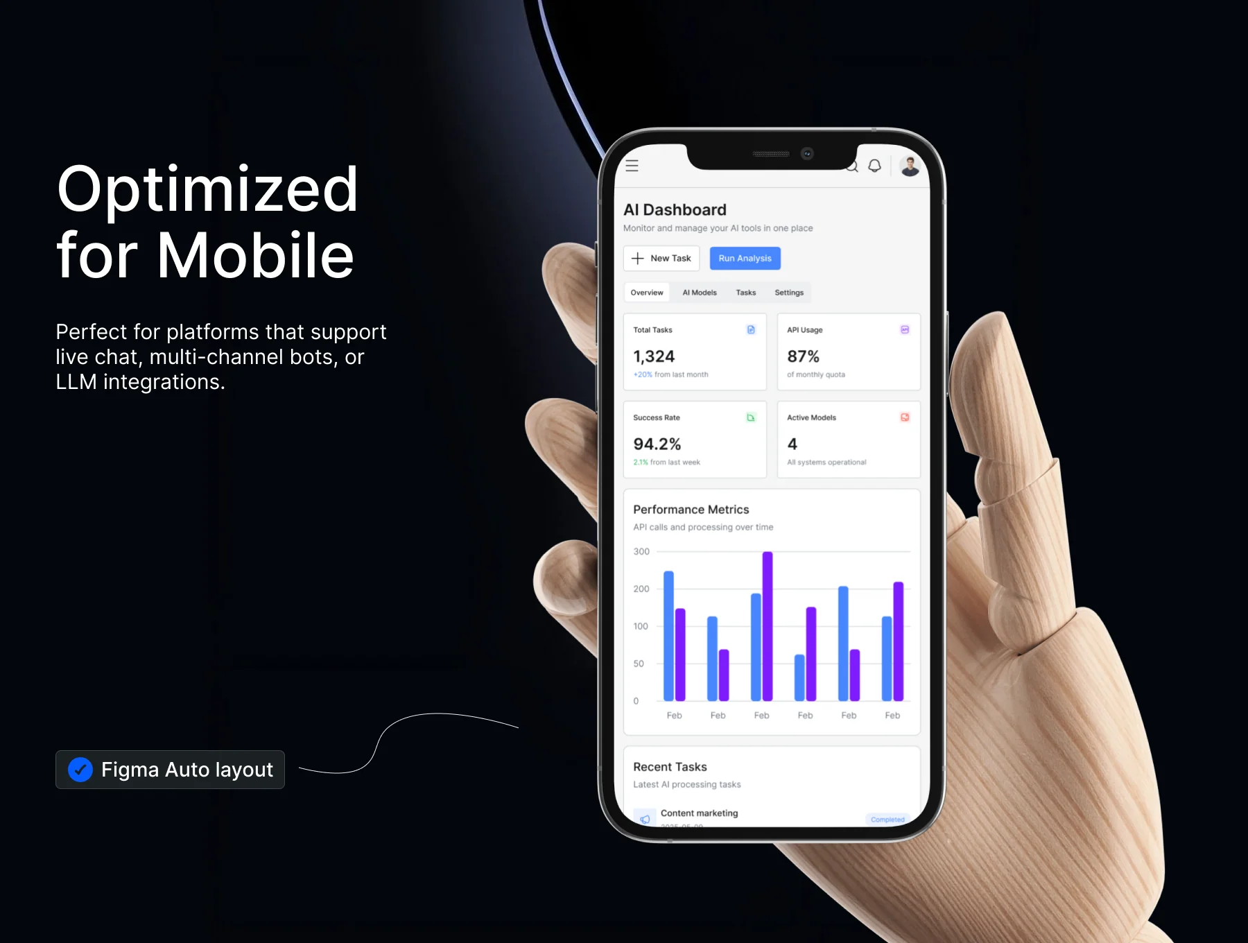 NeuraBot AI Assistant Tool Web App UI Kit 3