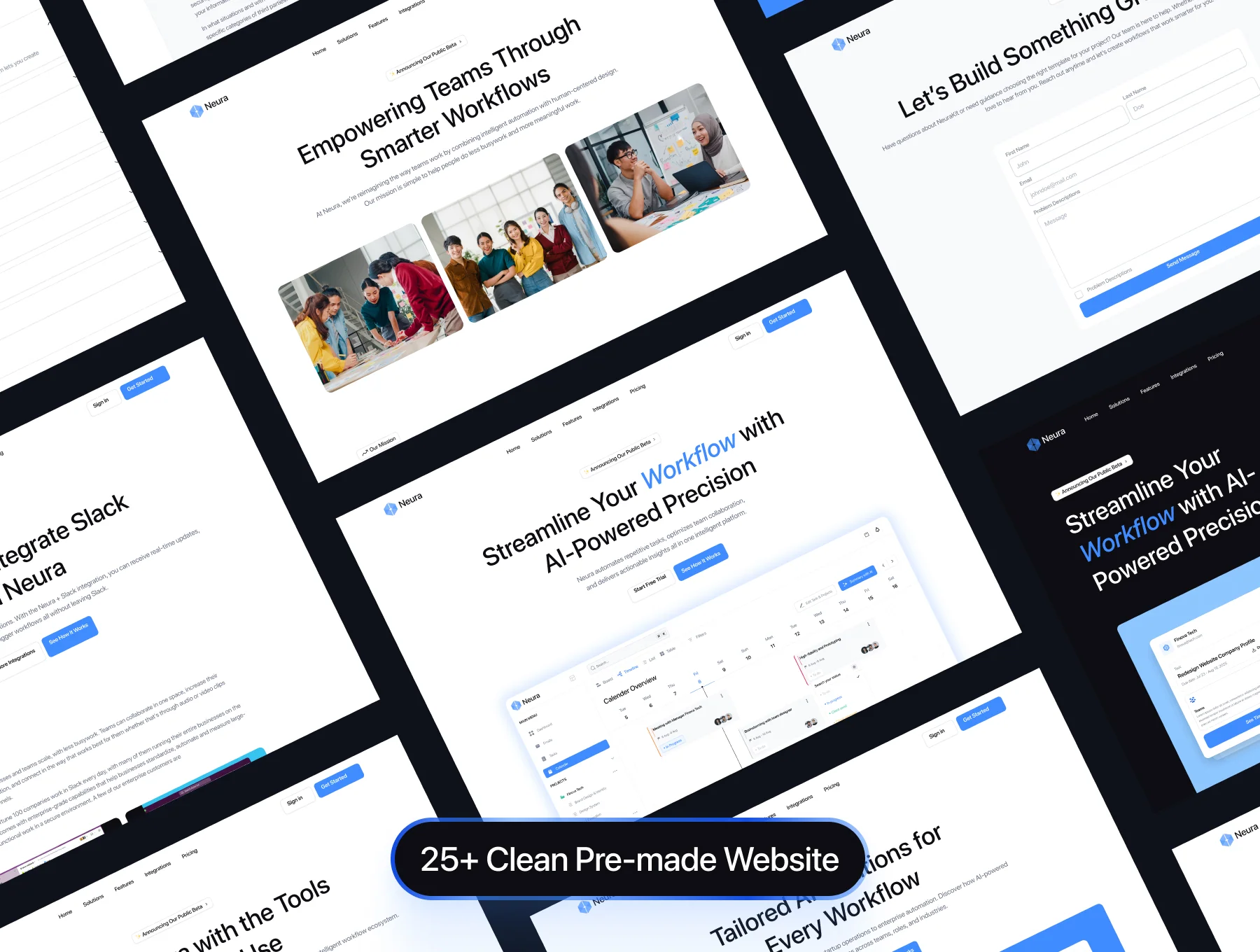 NeuraKit - SaaS AI Workflow UI Kit 3
