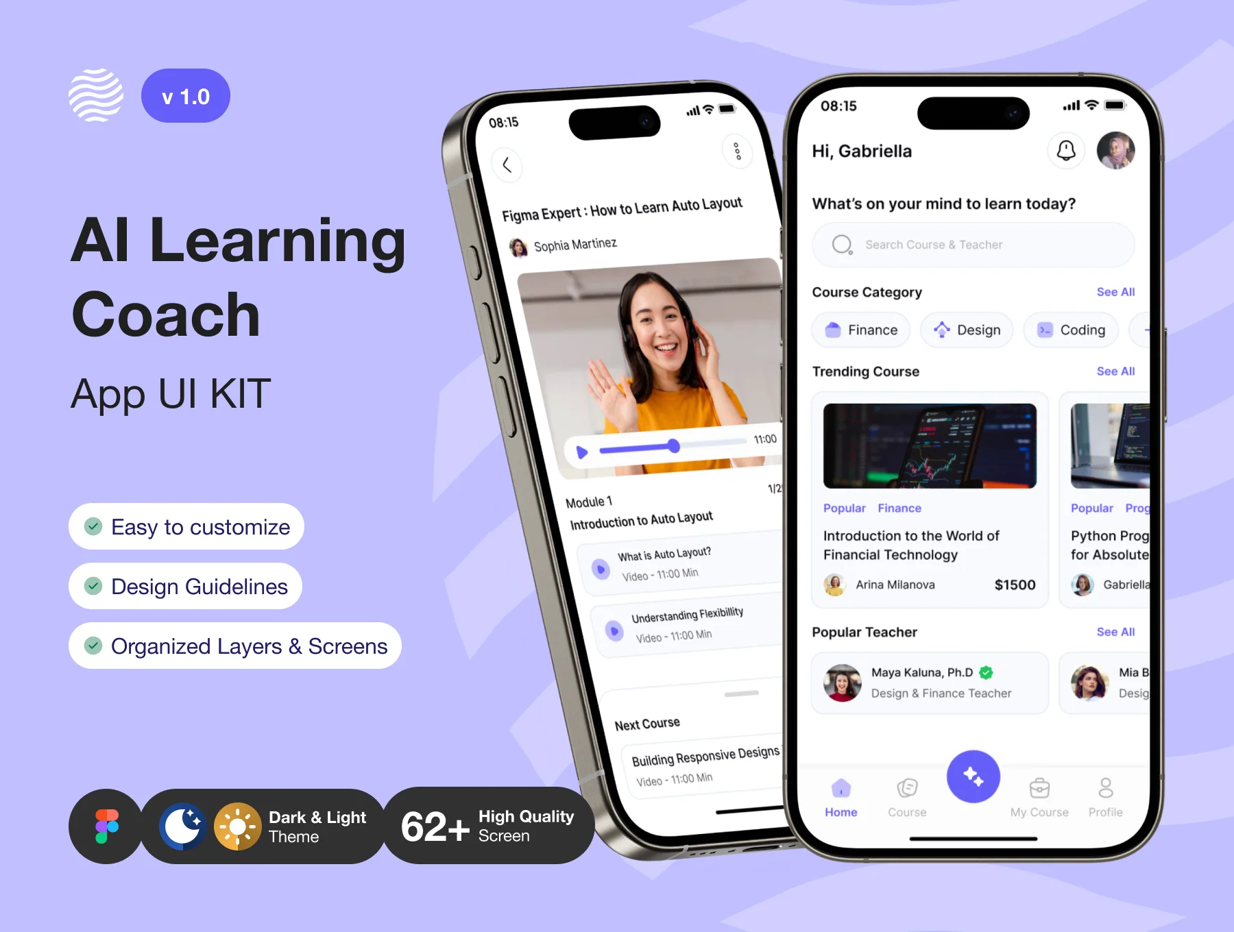 Neurise - AI Learning Coach App UI Kit