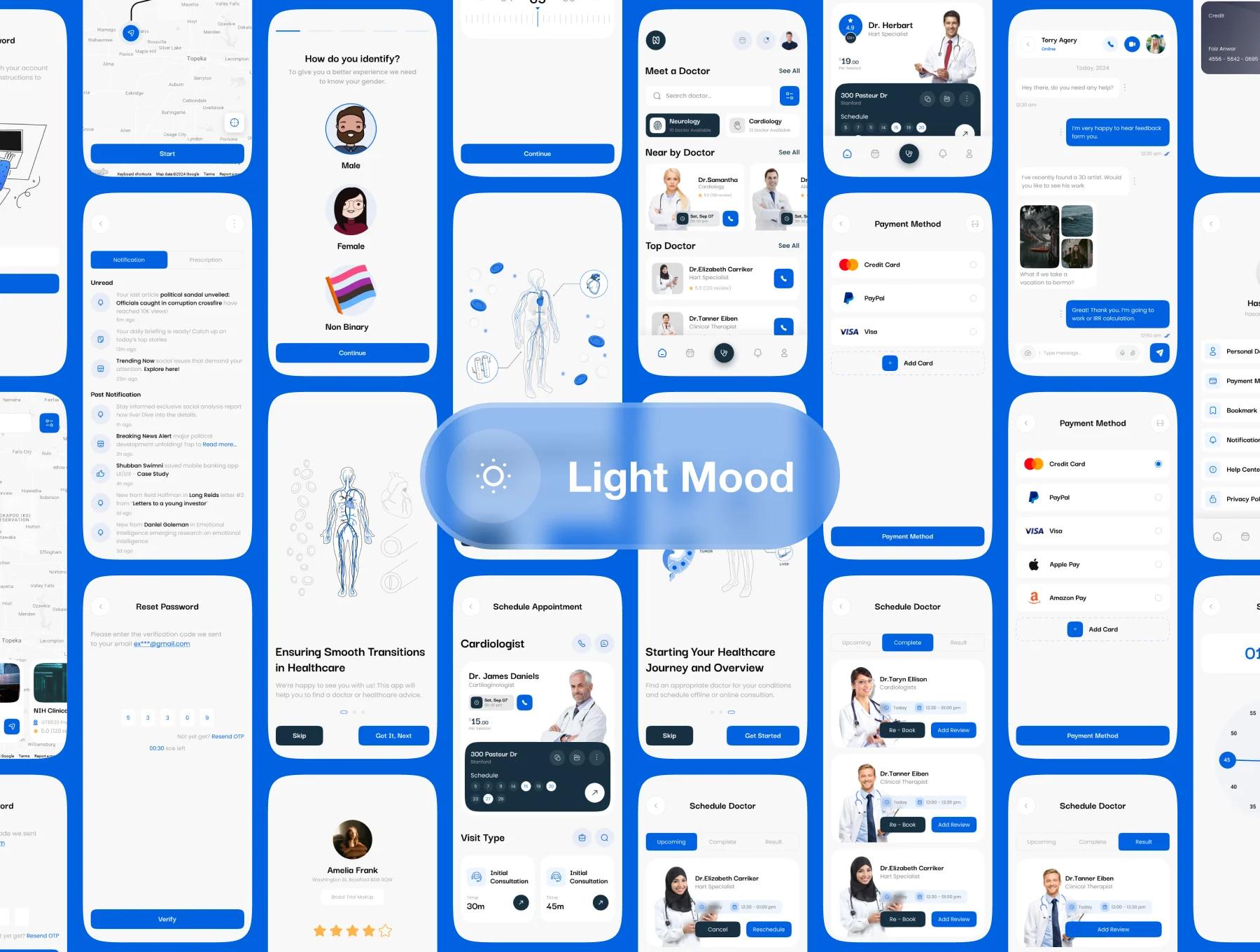 Neurocare - Medical Health Mobile App UI Kit 7