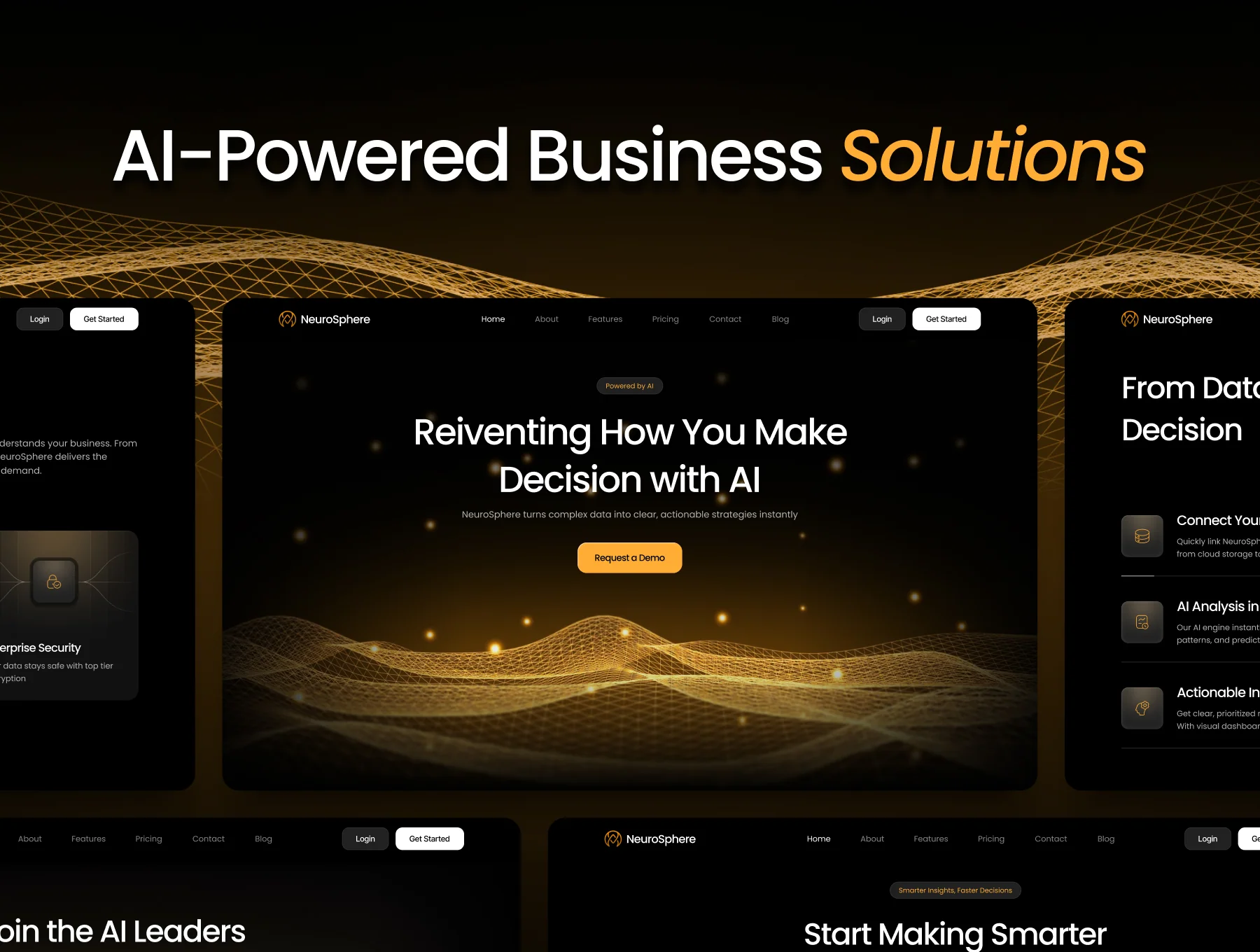 NeuroSphere - AI Business Website