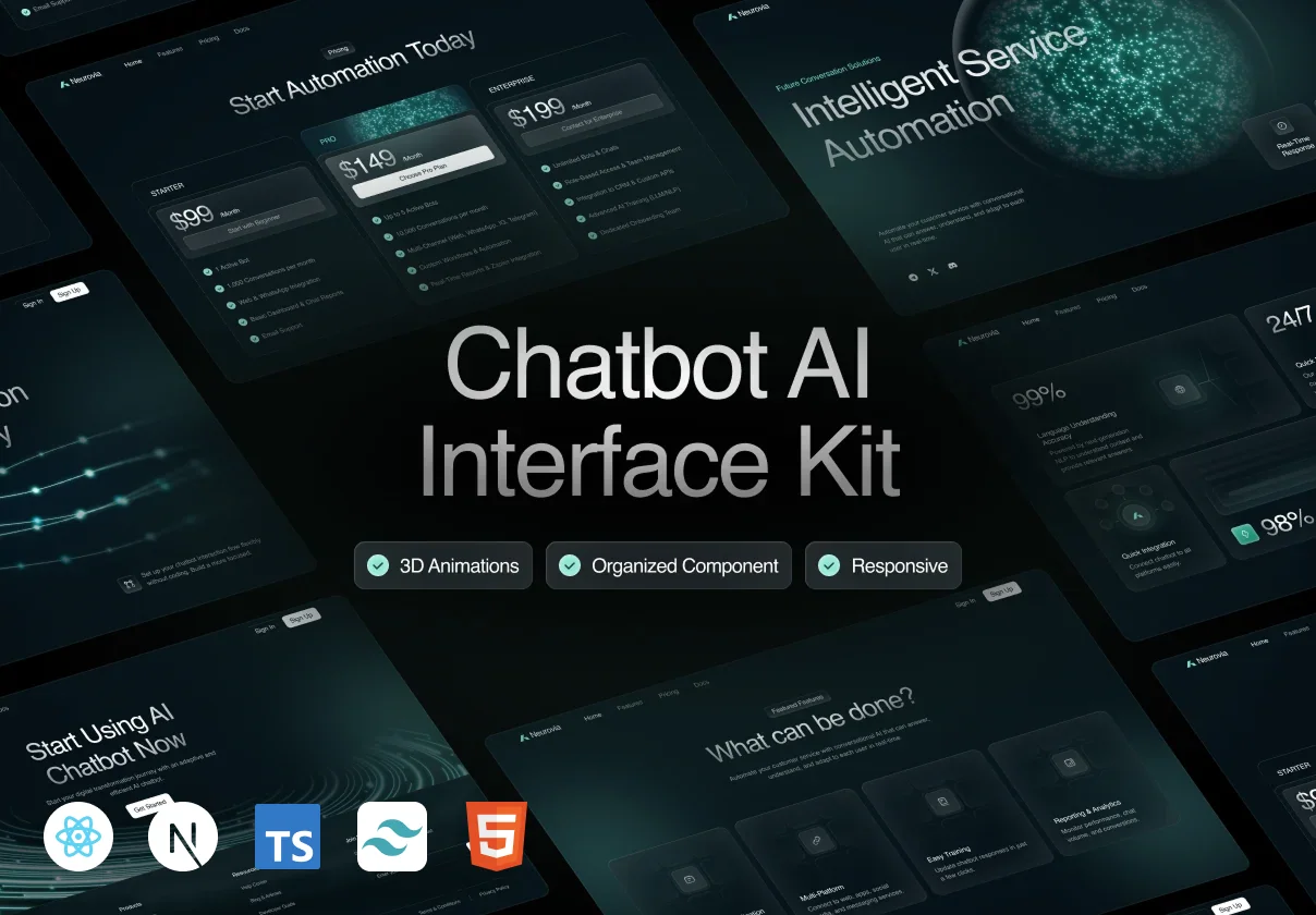 Neurovia - Coded Chatbot AI Website