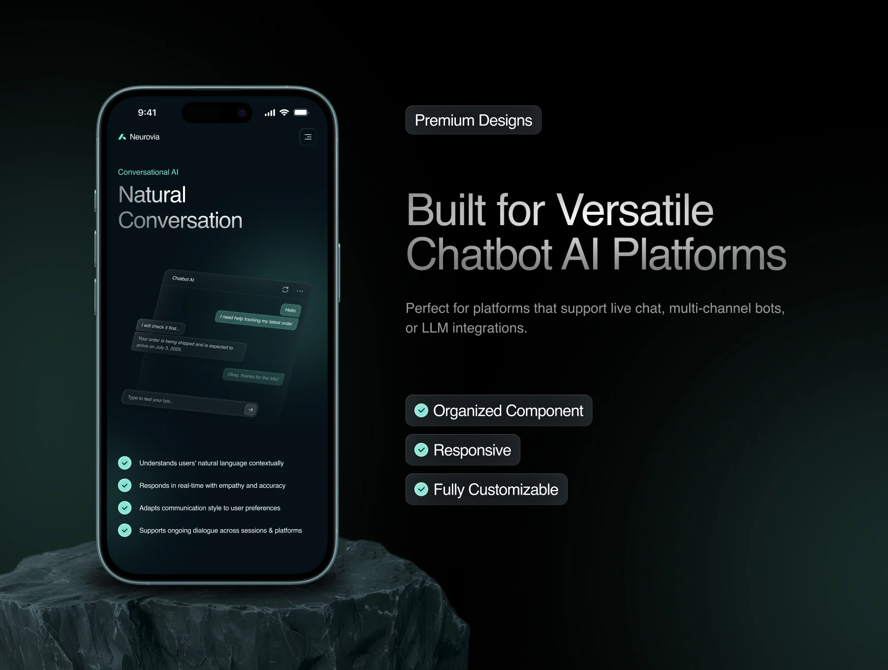 Neurovia - Coded Chatbot AI Website 2