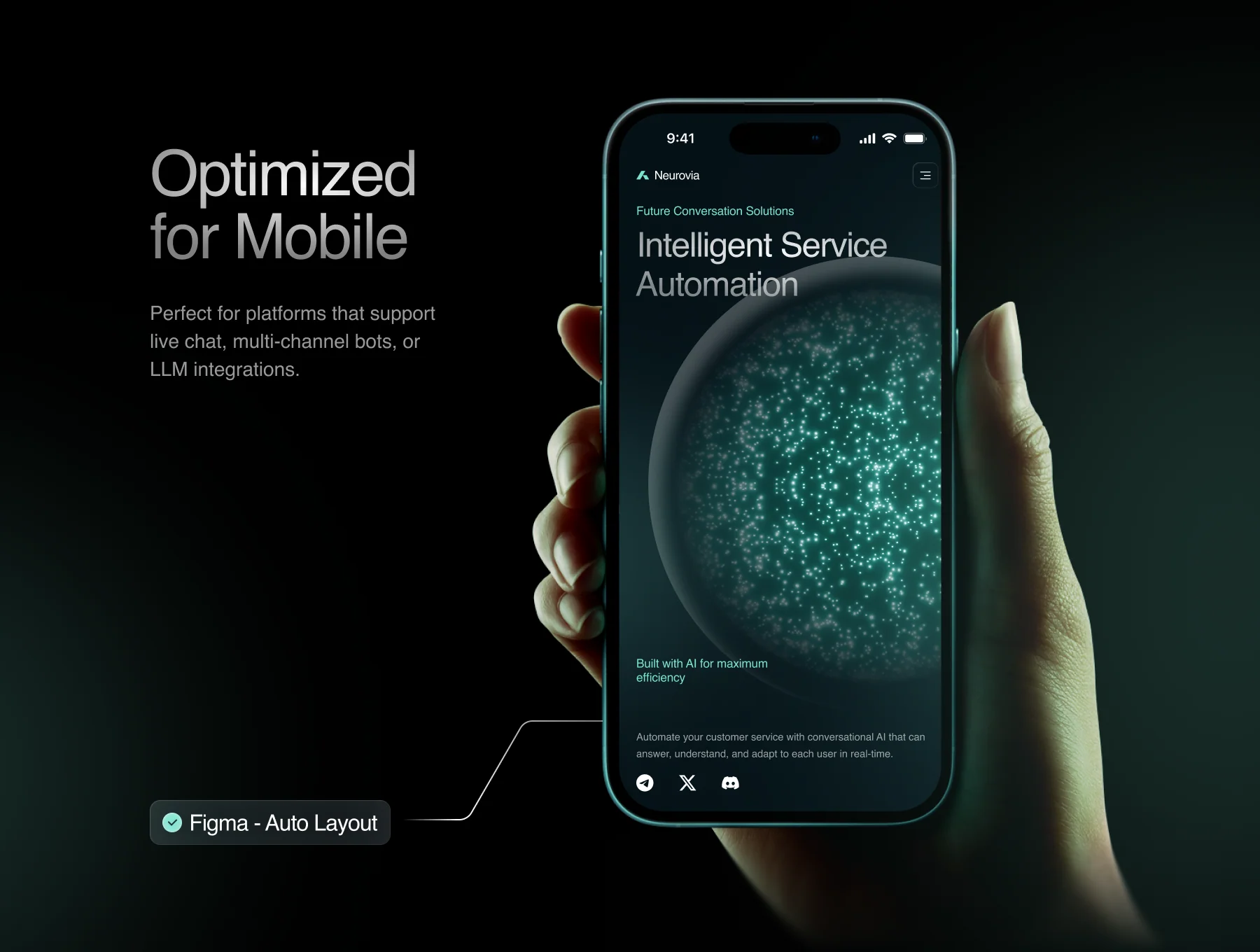 Neurovia - Coded Chatbot AI Website 3