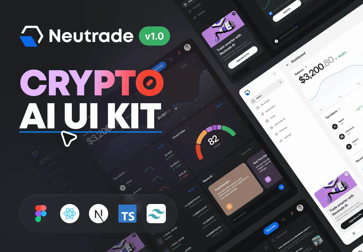 Neutrade – Crypto AI UI Kit