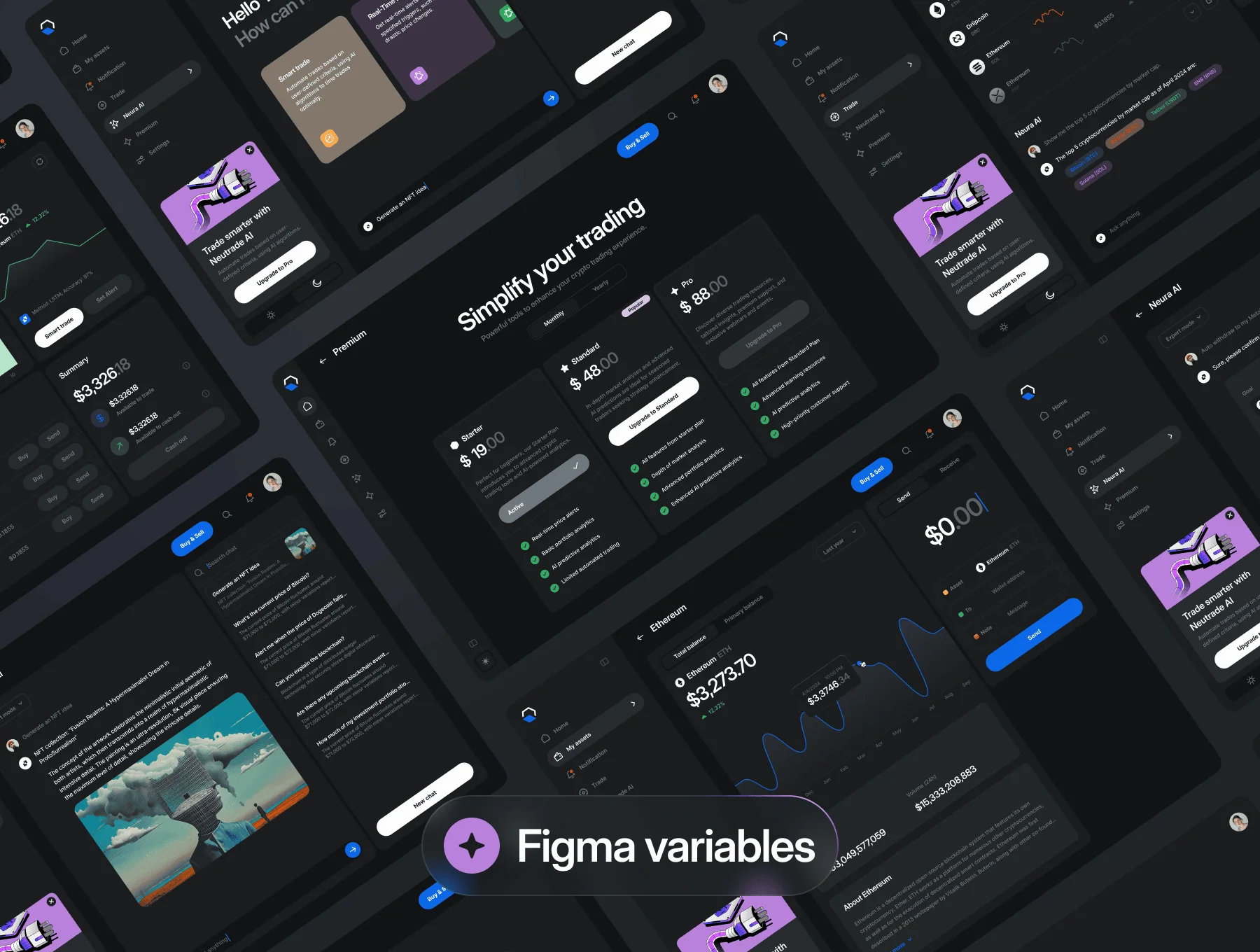 Neutrade – Crypto AI UI Kit 9