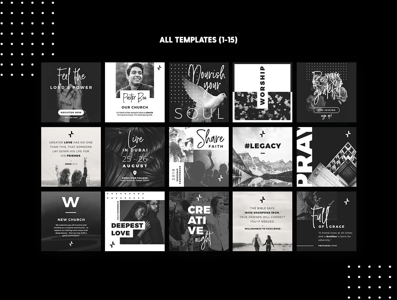 New Church Social Pack 3