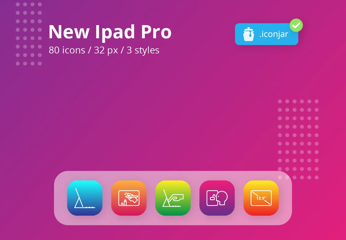 New Ipad Pro Icon Set