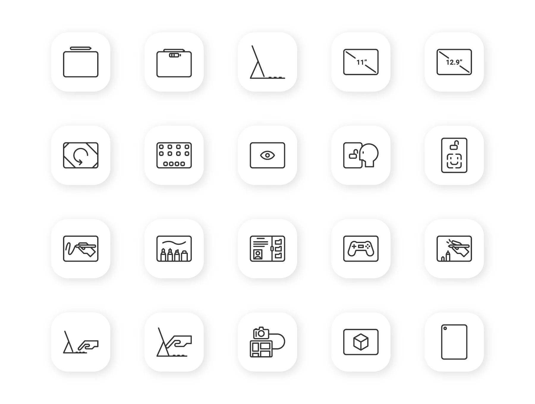 New Ipad Pro Icon Set 2