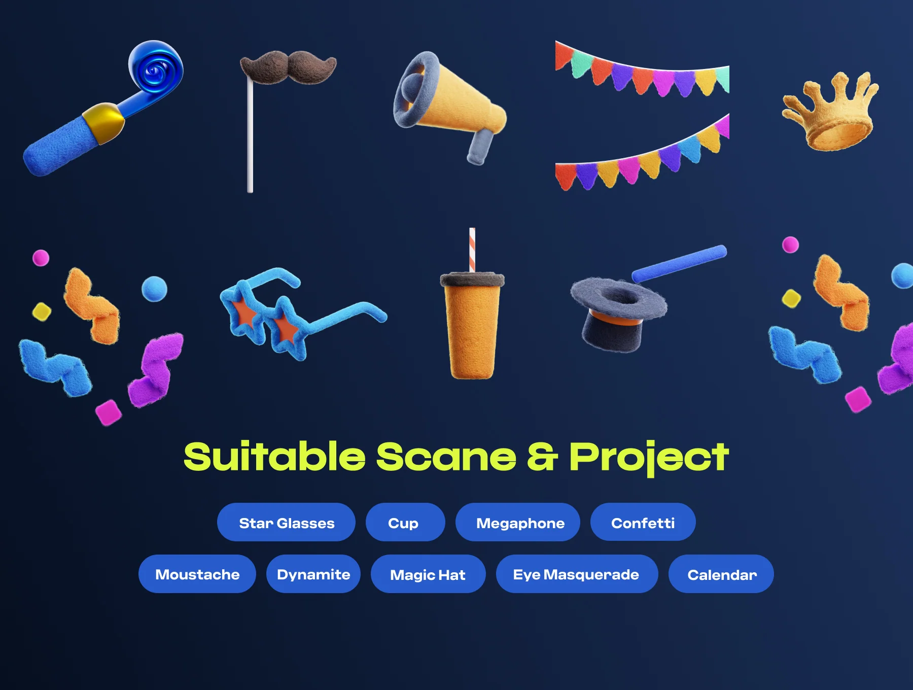 New Year 3D Icon Pack vol 2 4