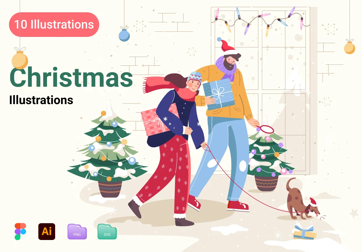 New Year Illustrations Theme