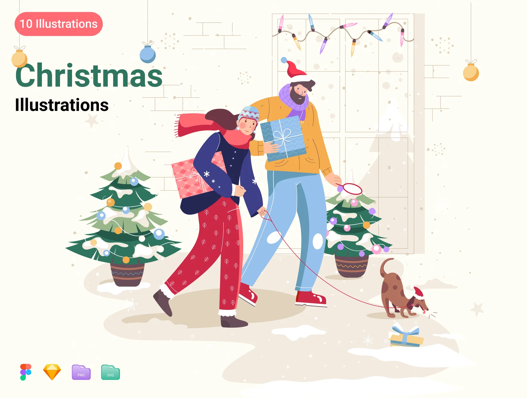 New Year Illustrations Theme