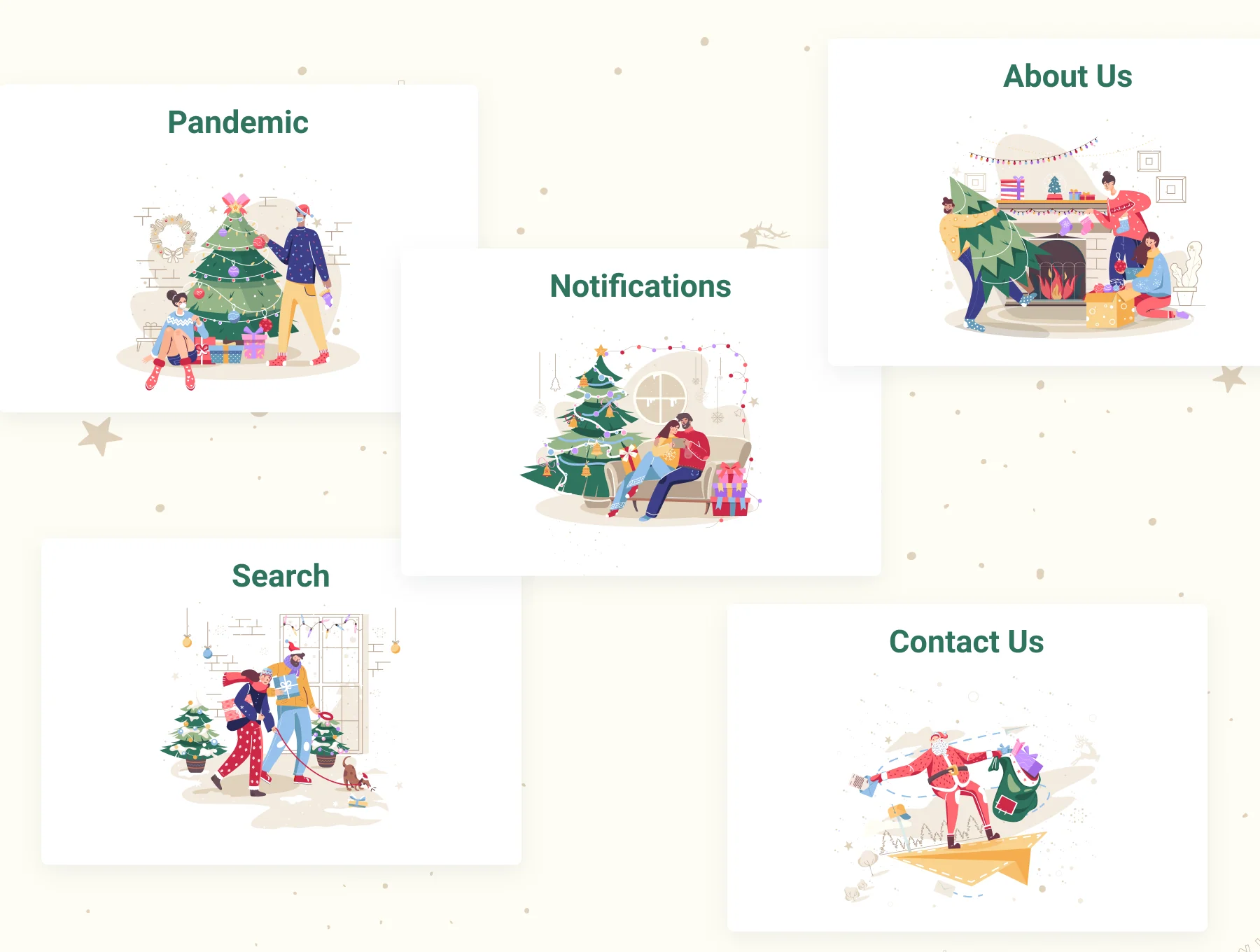 New Year Illustrations Theme 5