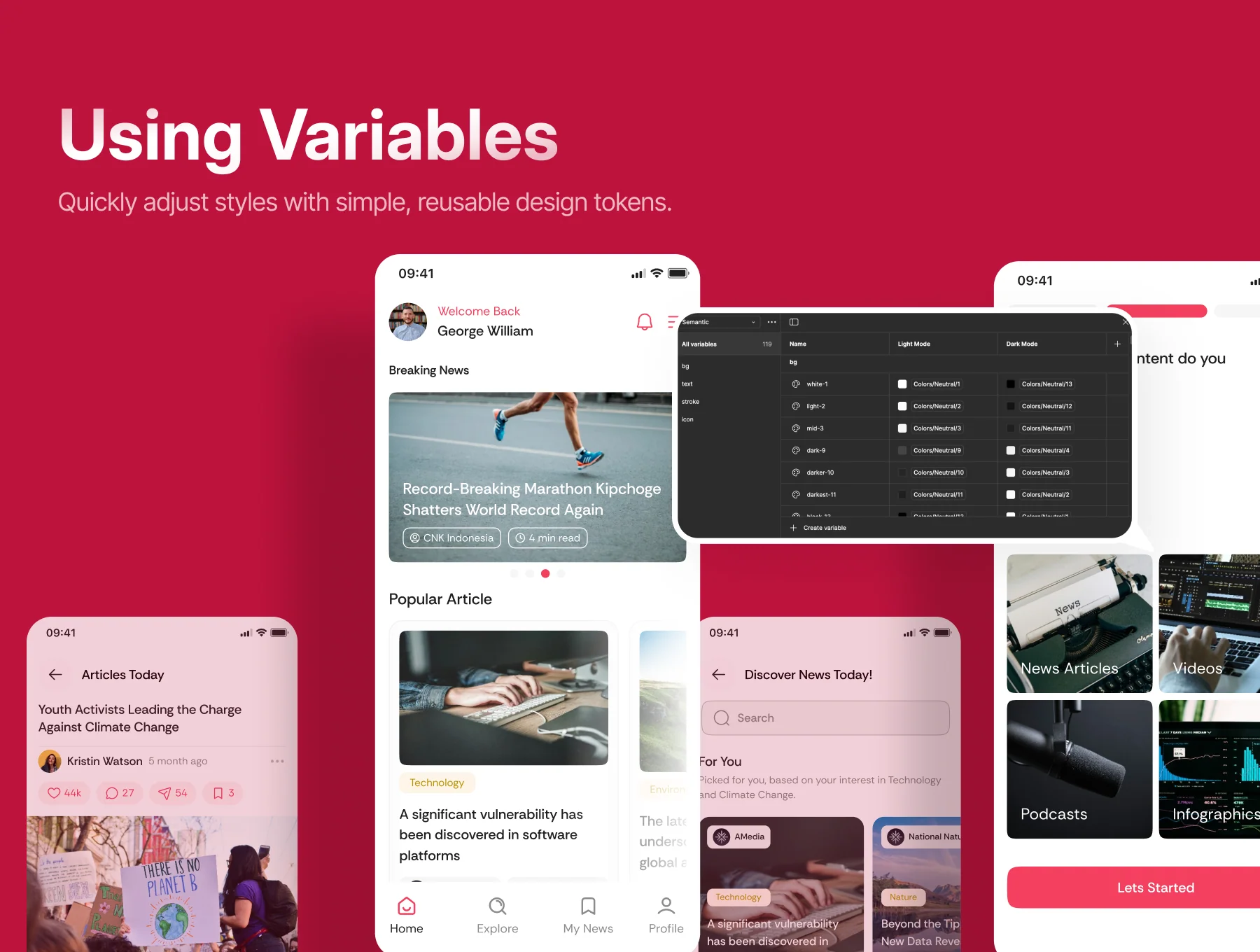 Newara - News & Article Mobile App UI Kit 5