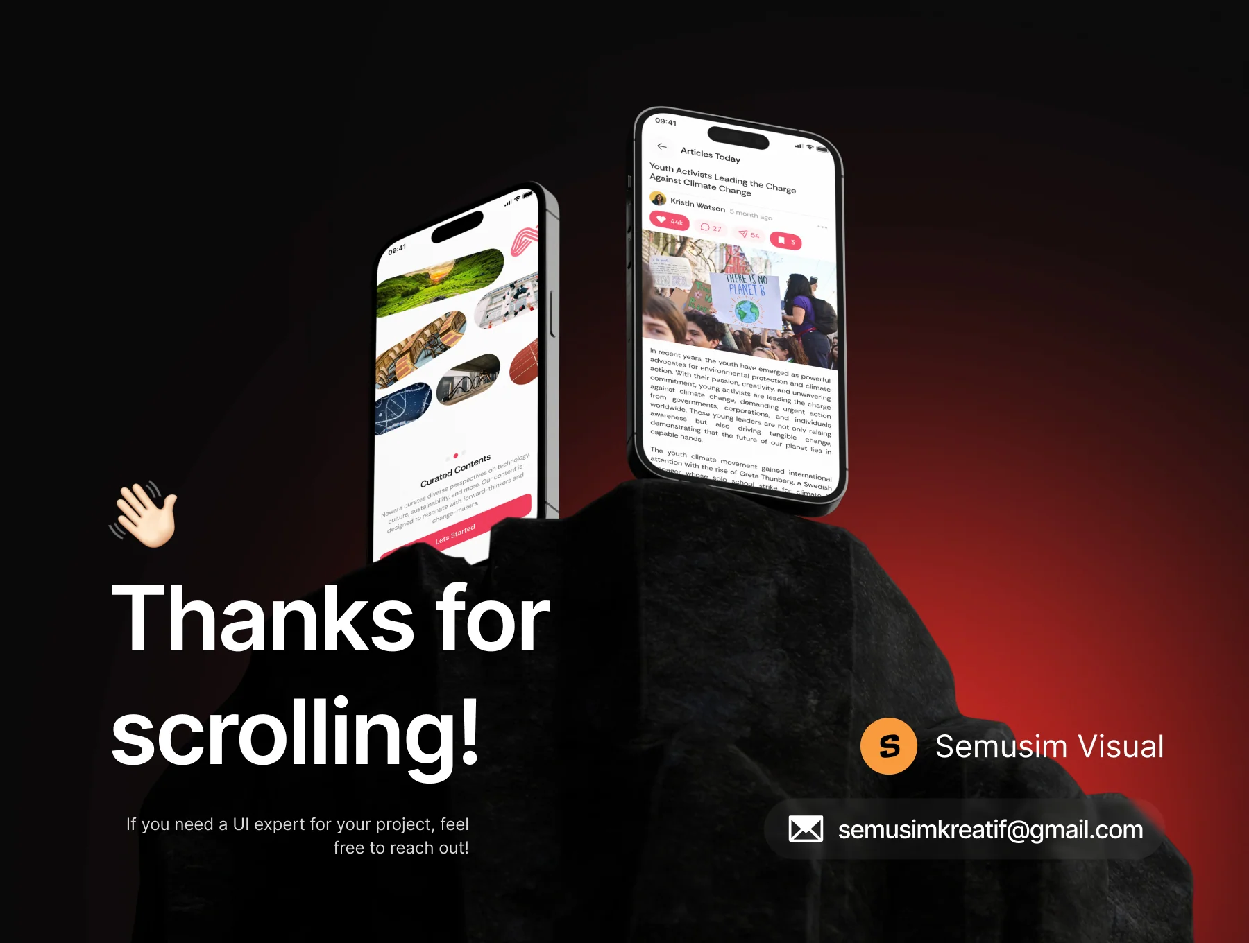 Newara - News & Article Mobile App UI Kit 8