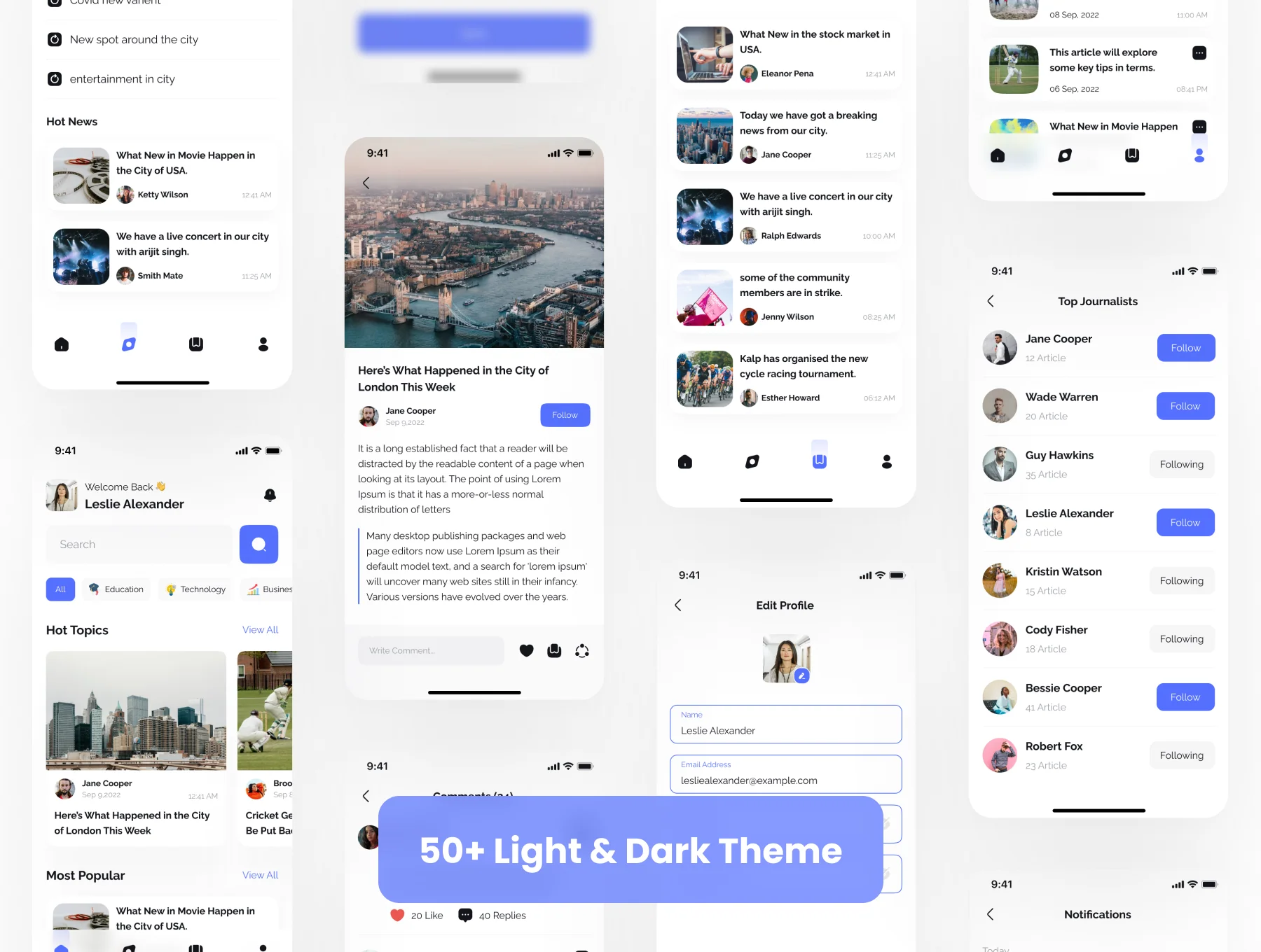 News App UI Kit 6