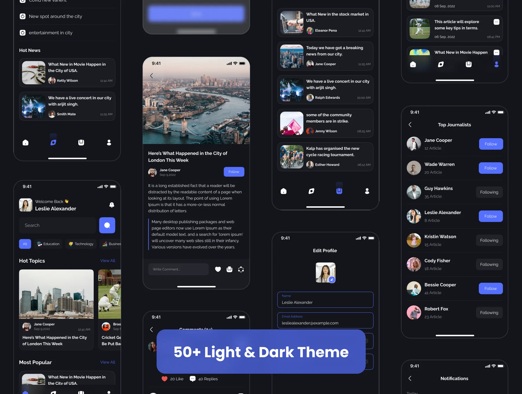 News App UI Kit 8