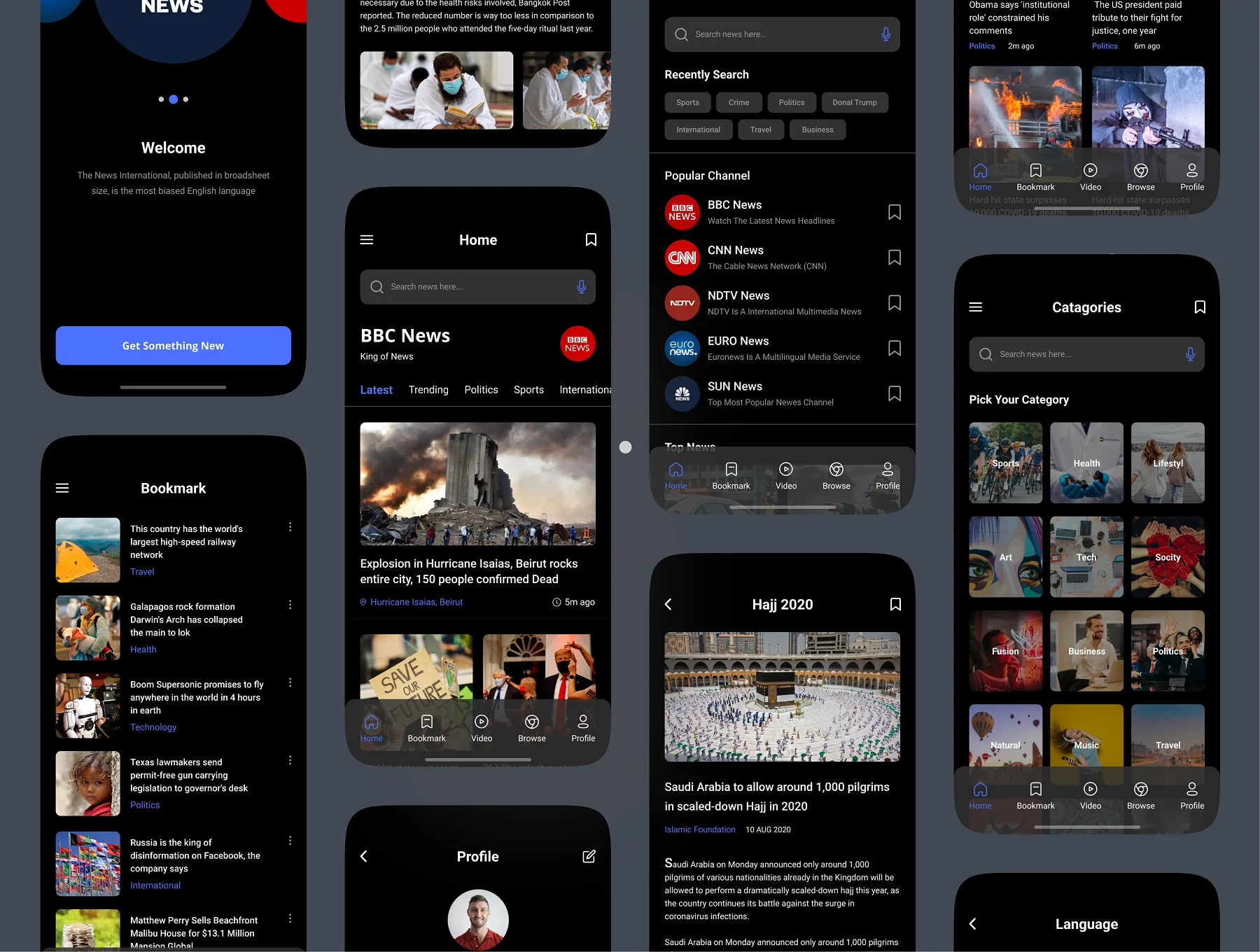 News App UI kit 4