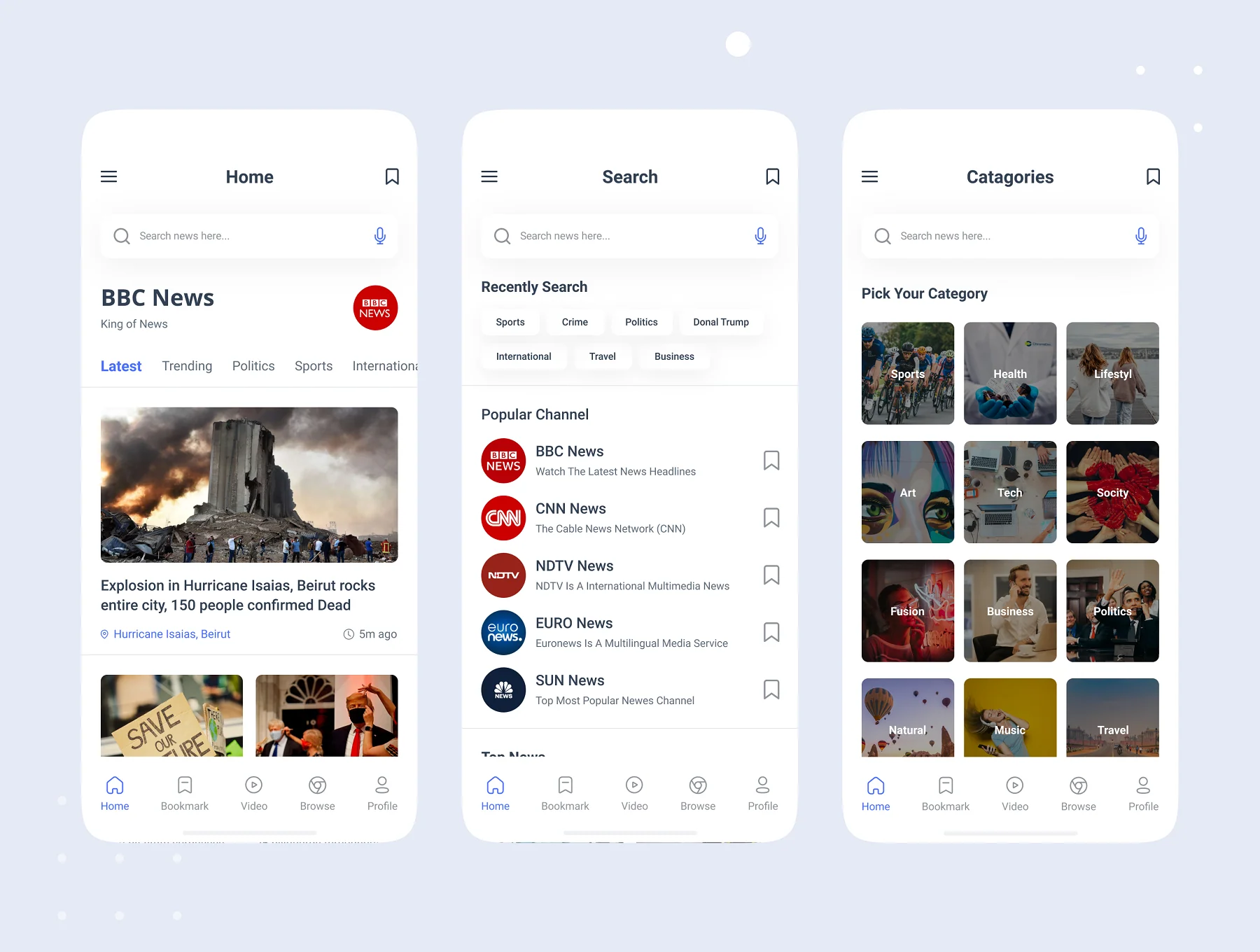 News App UI kit 7