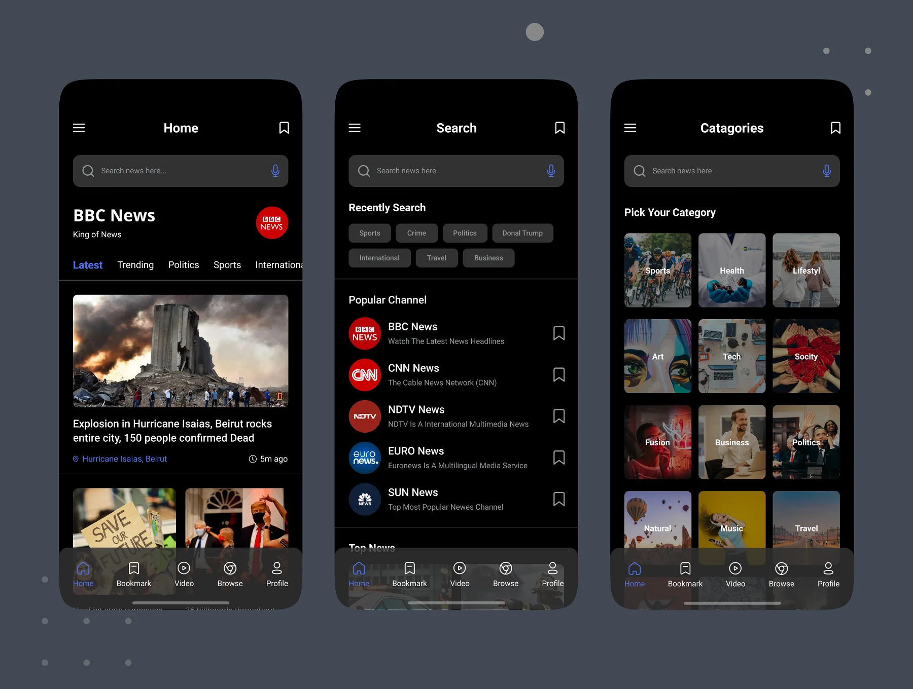 News App UI kit 8