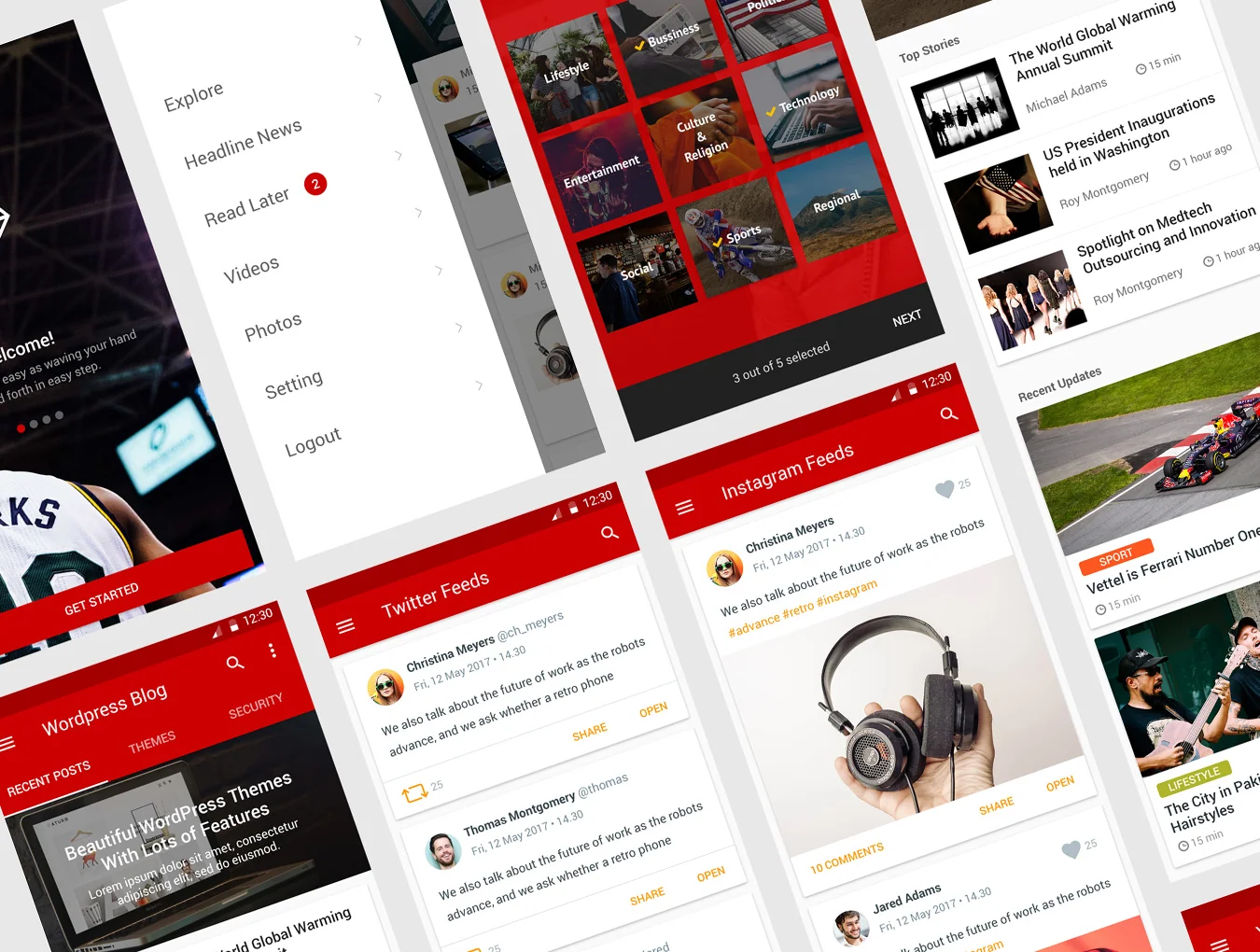 News & Editorial UI KIT 3