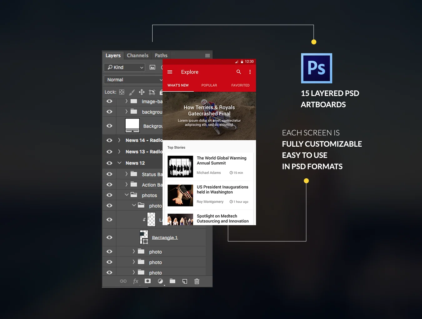 News & Editorial UI KIT 5