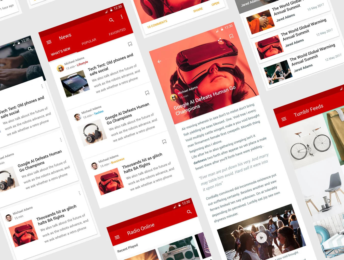 News & Editorial UI KIT 6