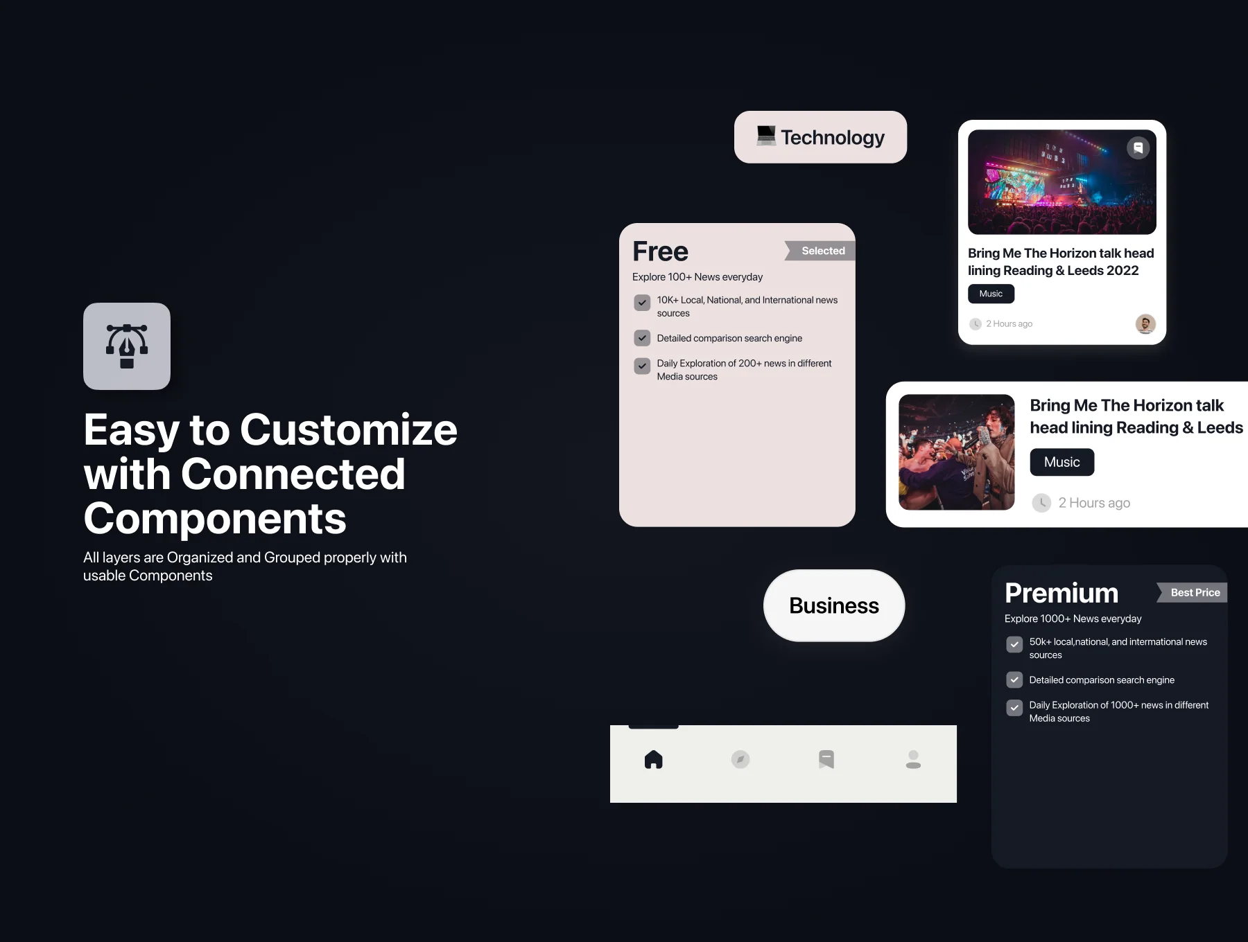 News App UI KIT 3