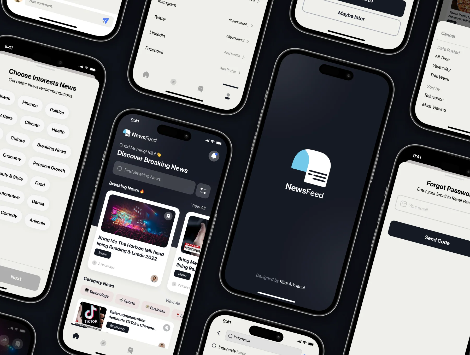 News App UI KIT 6