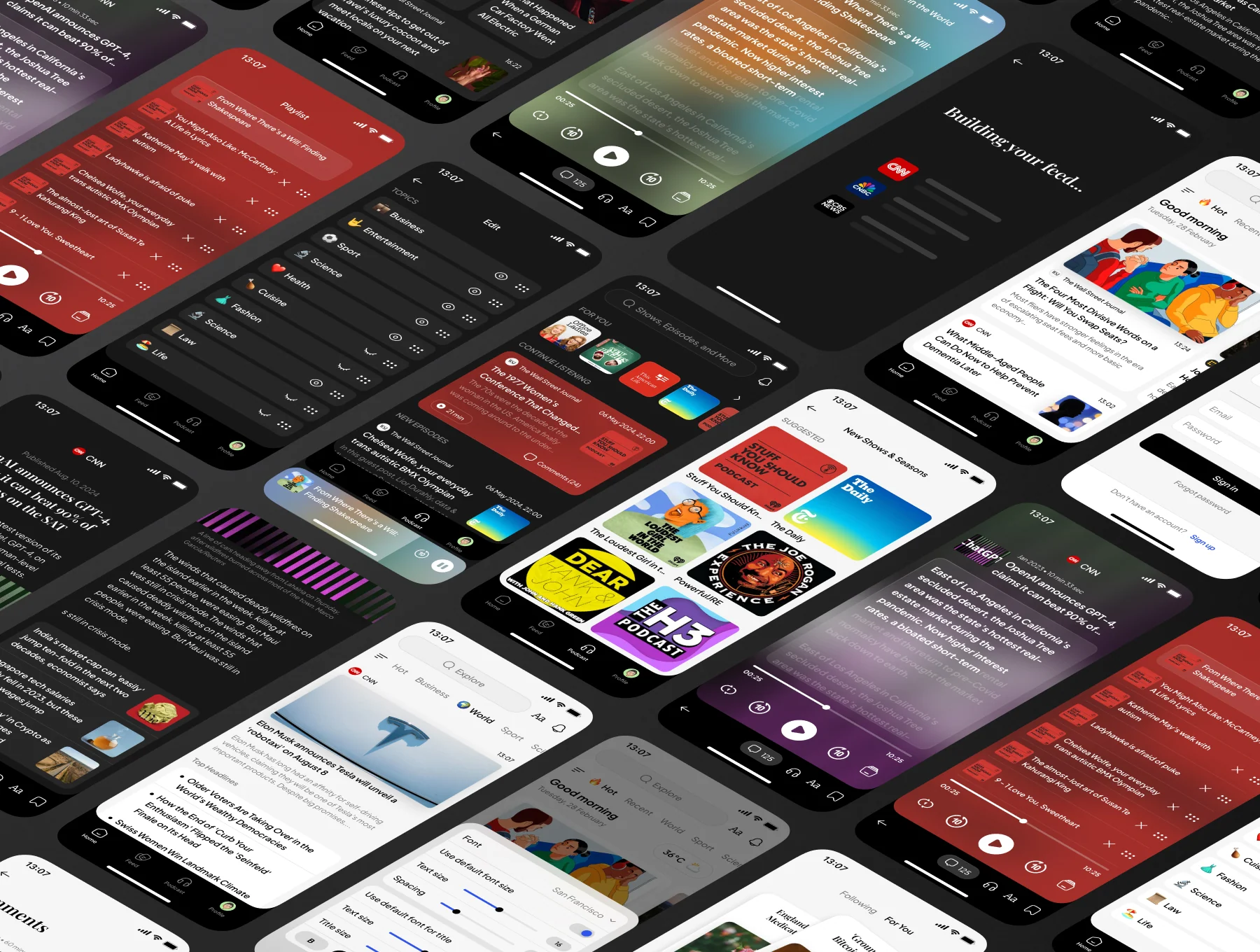 News Podcast App UI Kit 2