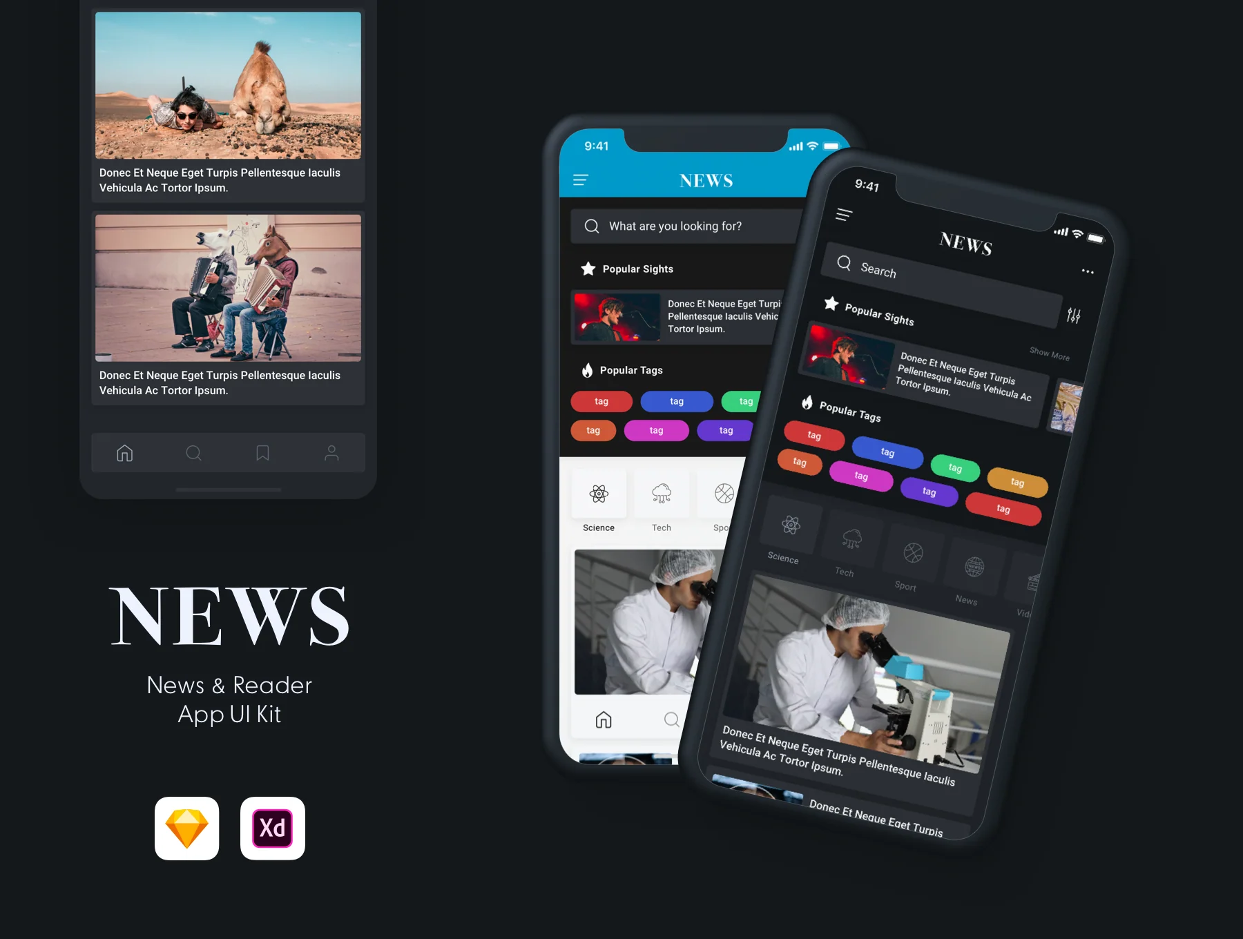 News & Reader Mobile App UI Kit 9
