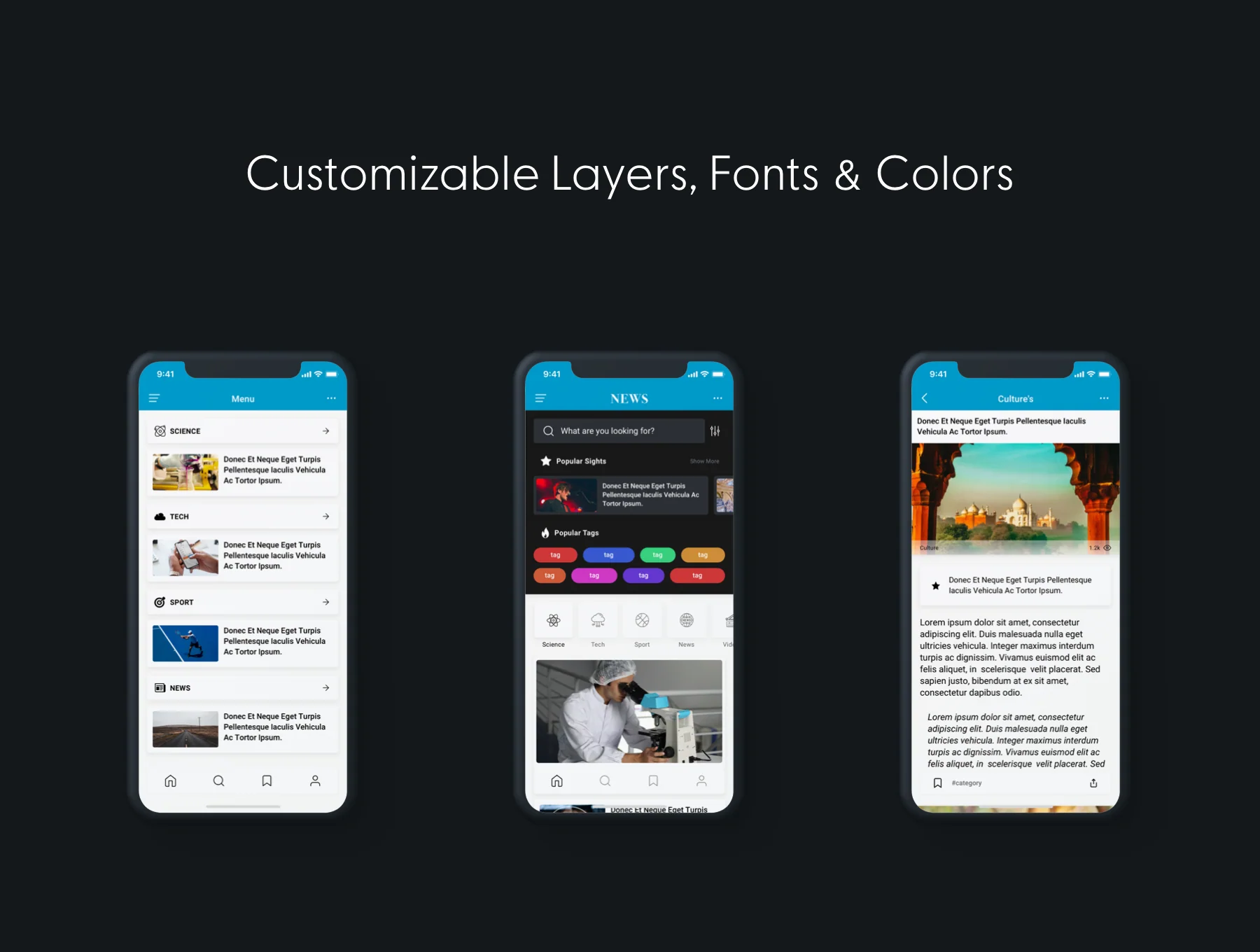 News & Reader Mobile App UI Kit 10