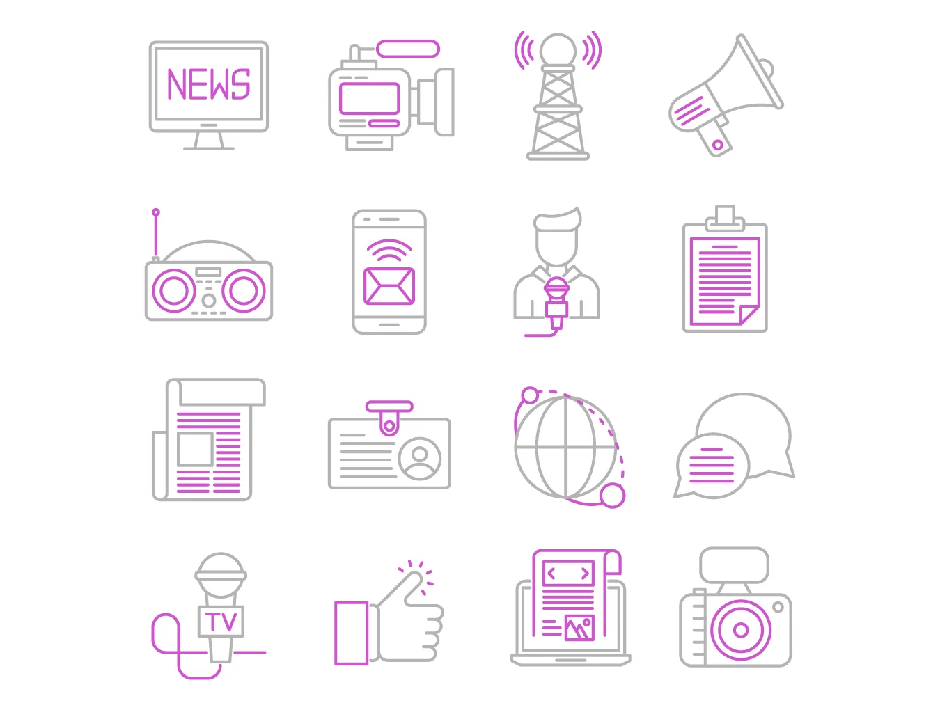 16 News Icons 3