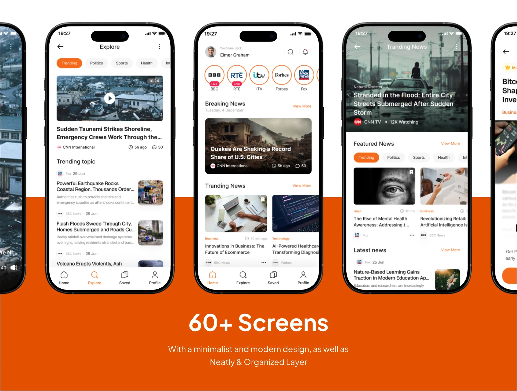 Newsio - News Portal Premium UI KIts App 4