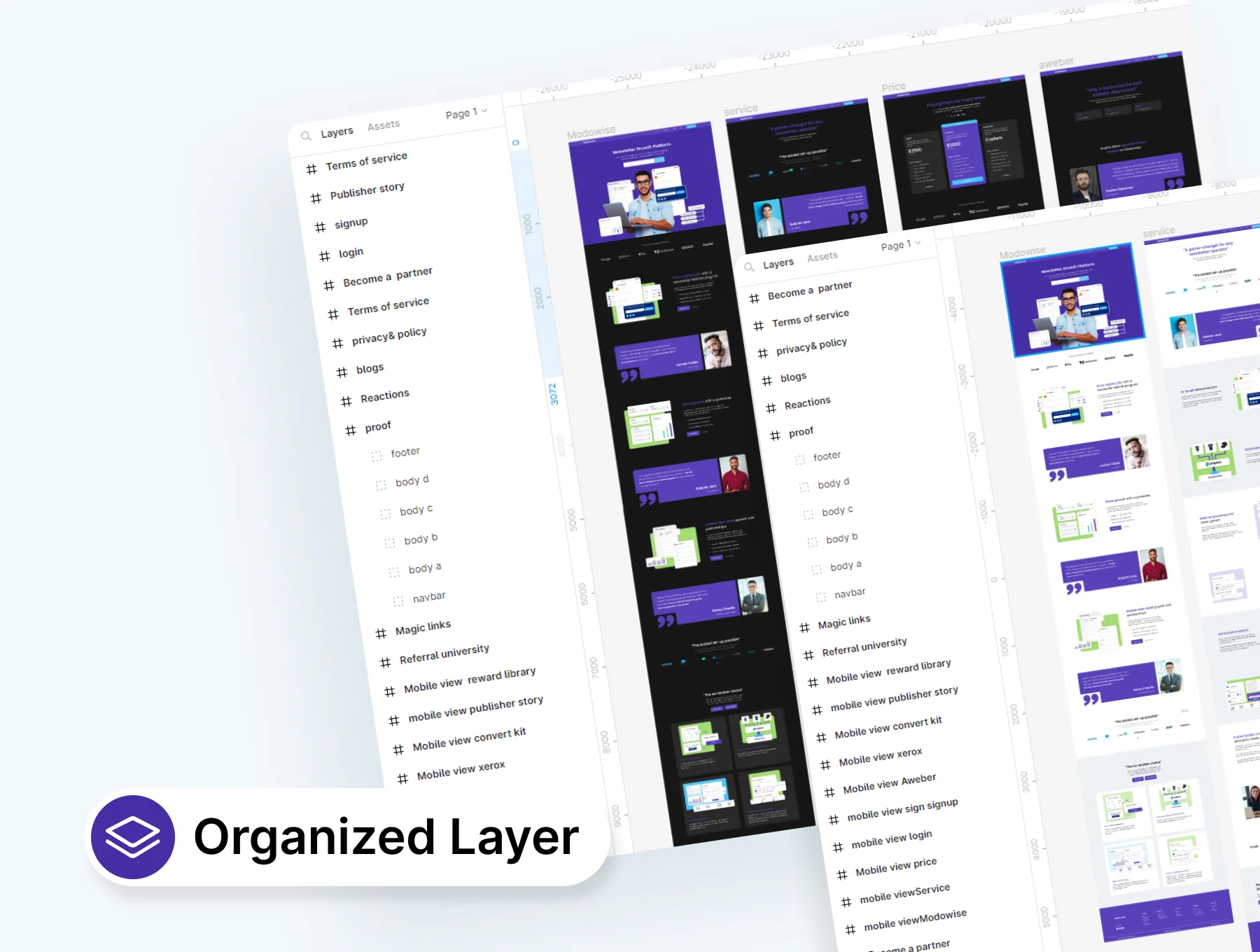 Newsletter Growth Agency UI Kit 5