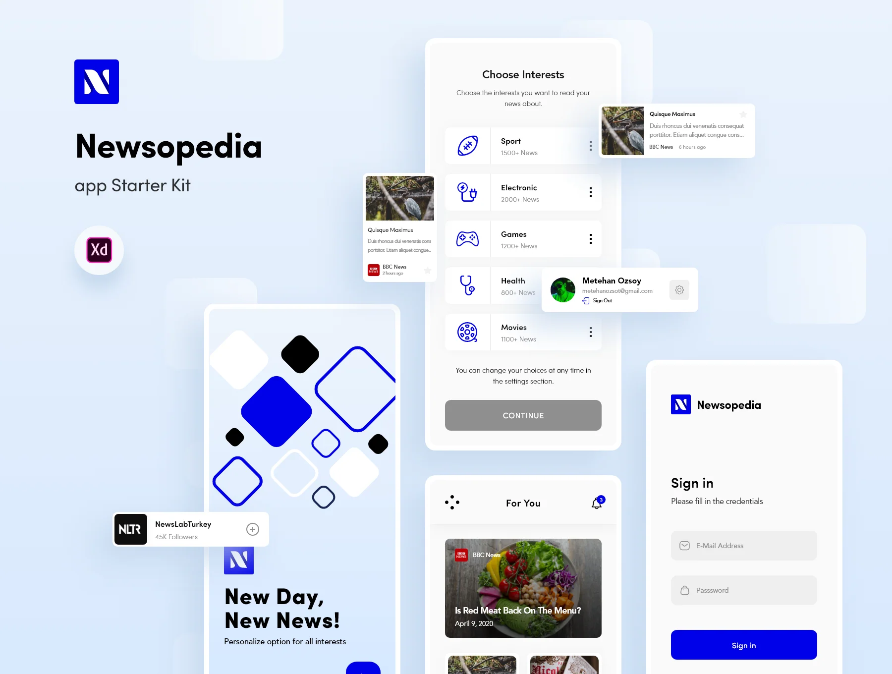 Newsopedia App Starter Kit