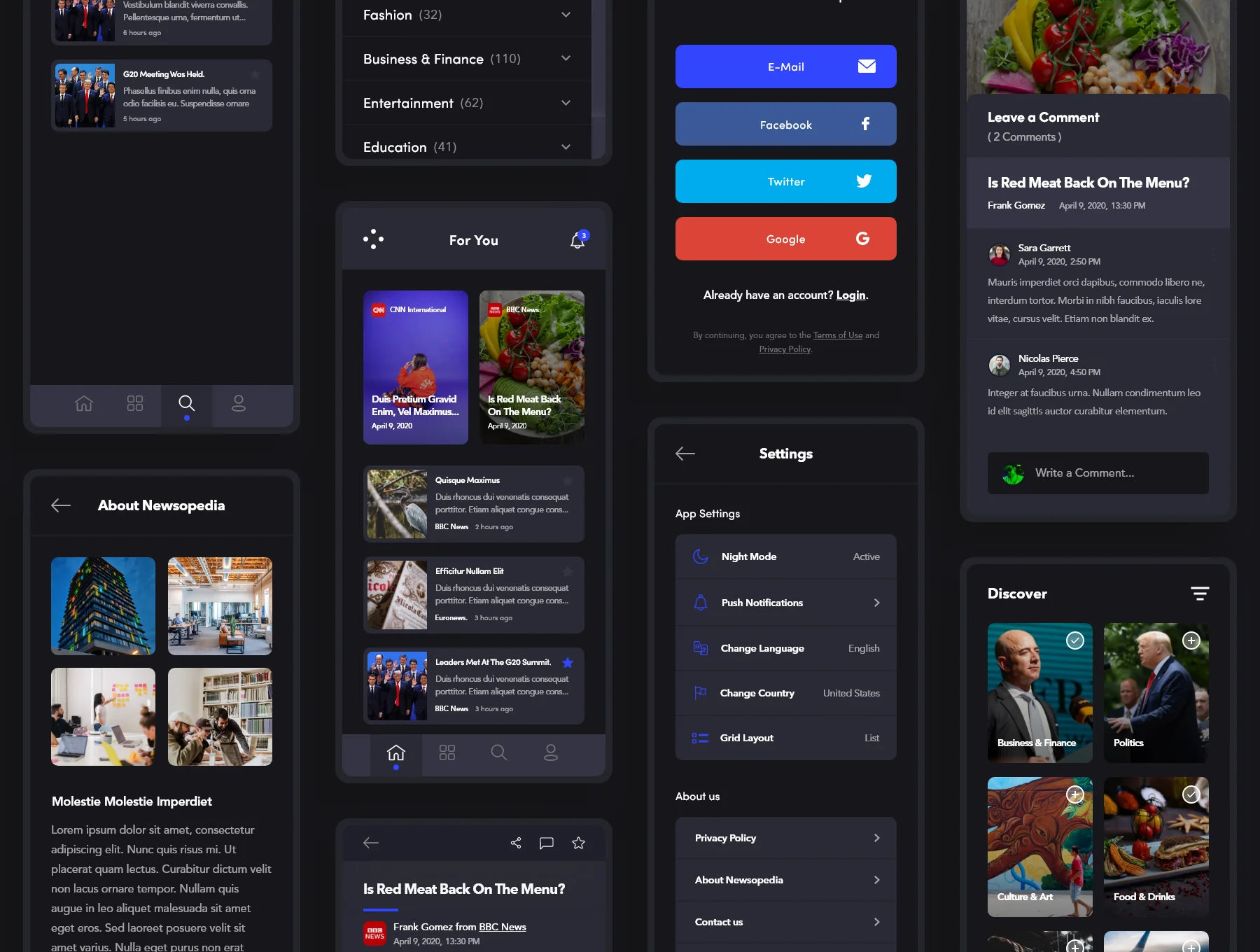 Newsopedia App Starter Kit 8