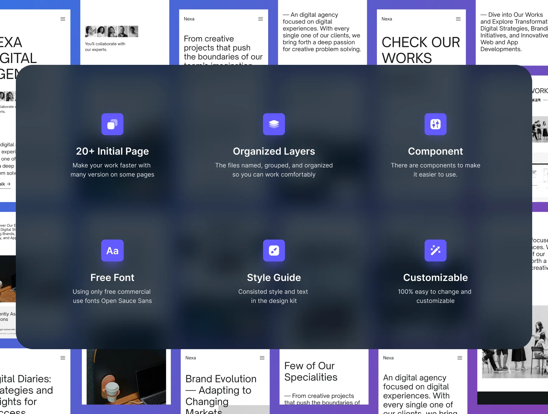 Nexa - Digital Agency UI Kit 2